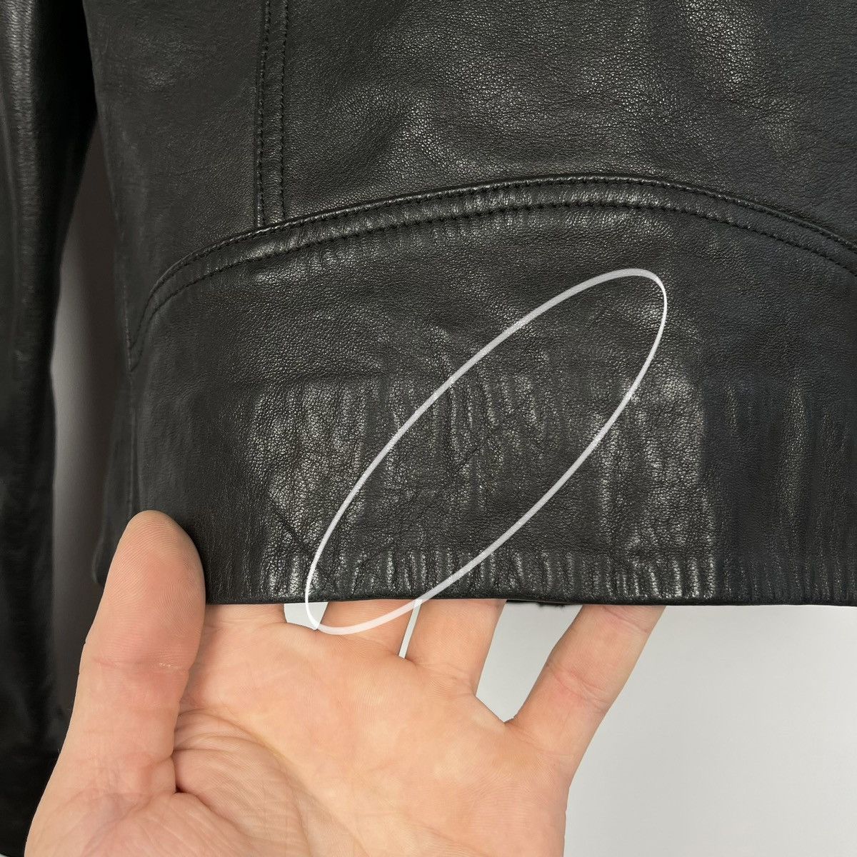 Allsaints Ladies AllSaints Dalby Biker black leather jacket Size XS / US 0-2 / IT 36-38 - 24 Thumbnail