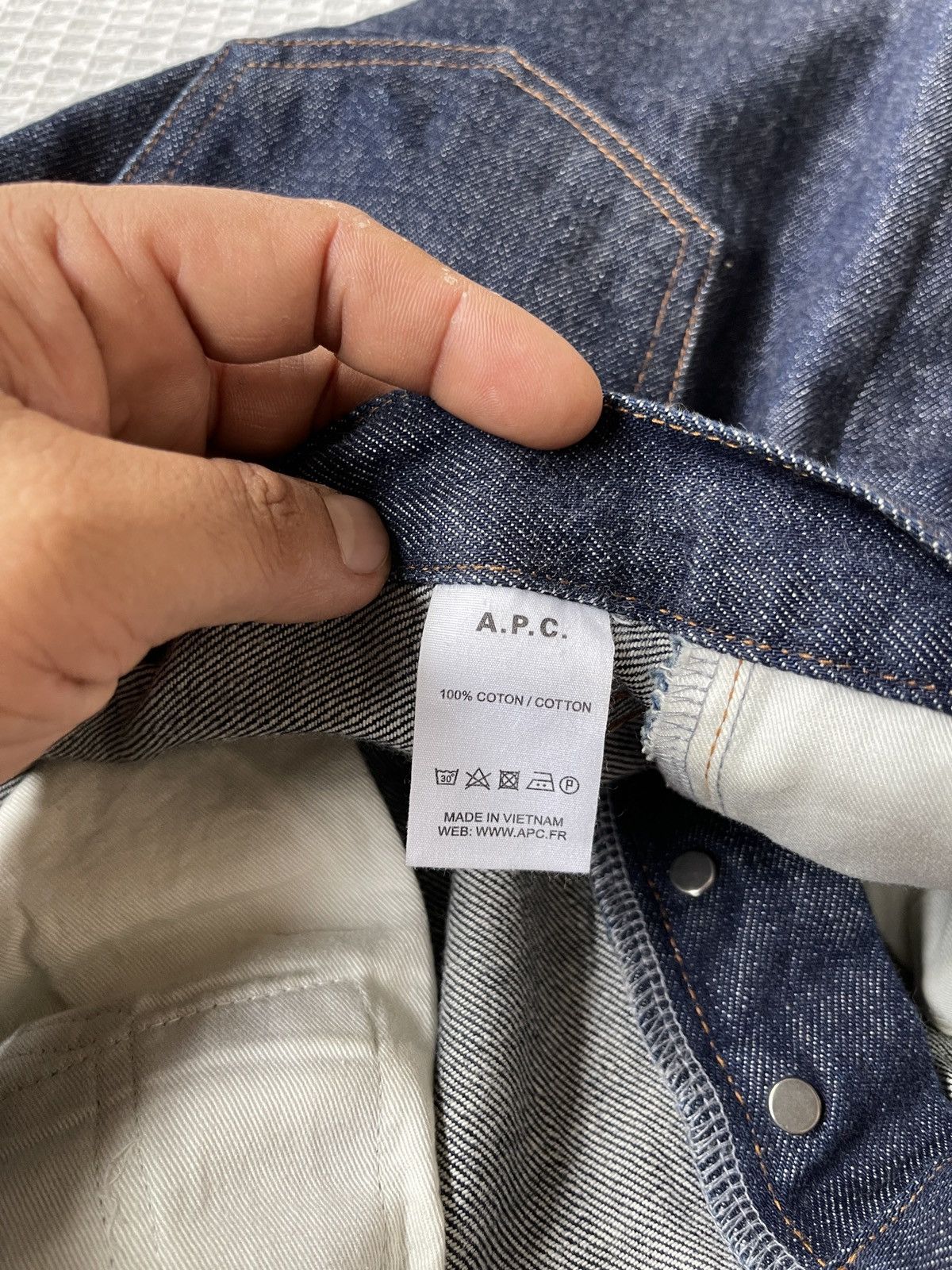 A.P.C. Rare🔥Designer A.P.C Japanese Selvedge Jeans 90’s Size US 32 / EU 48 - 9 Thumbnail