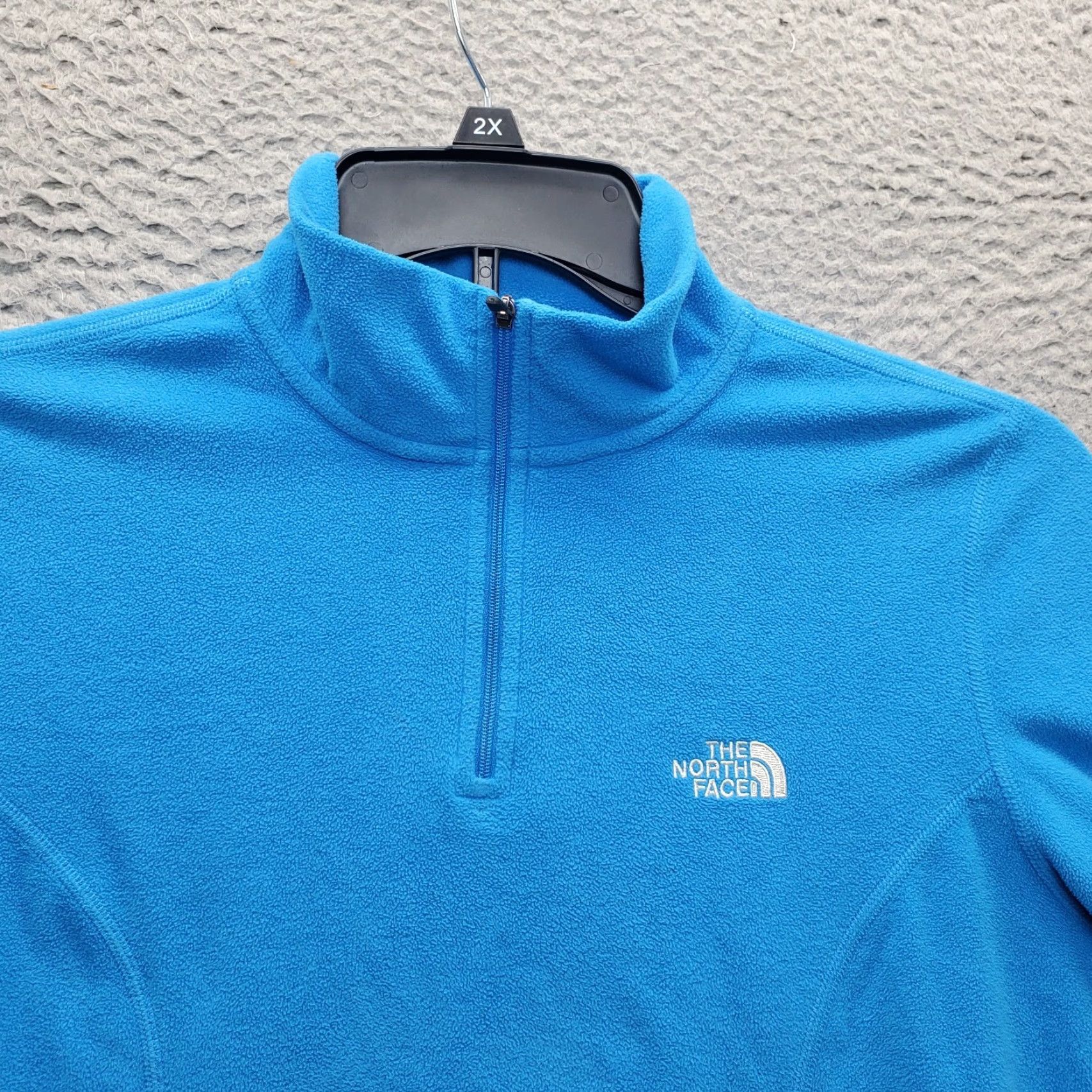 The North Face The North Face Fleece Sweatshirt Womens M Blue Long Sleeve Mock Neck Quarter Zip Size M / US 6-8 / IT 42-44 - 5 Thumbnail