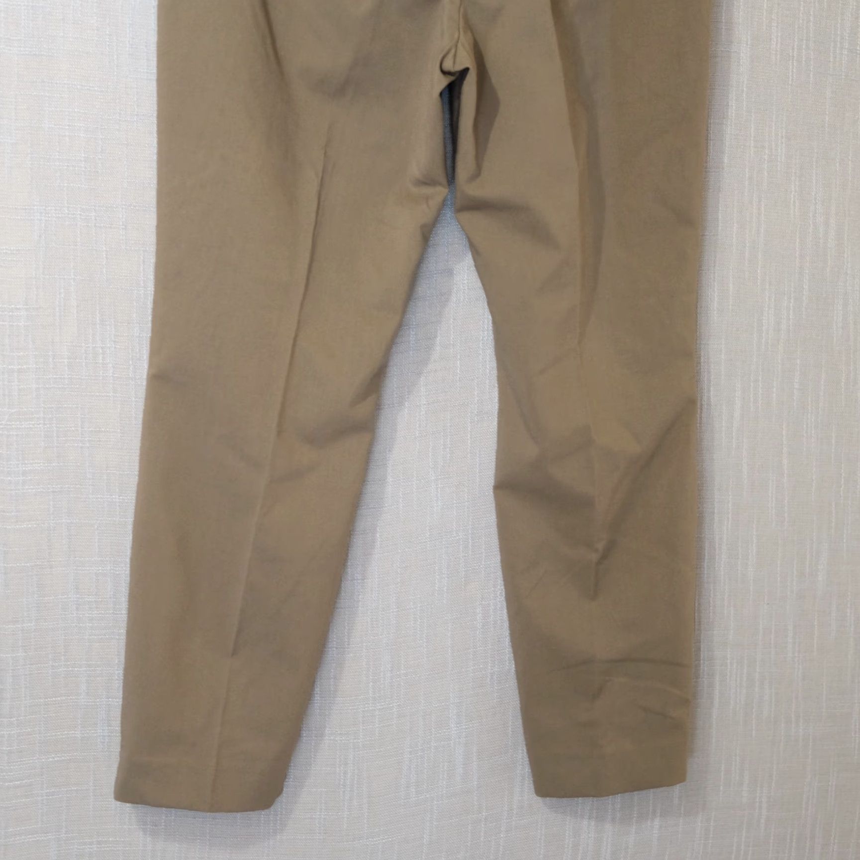 H&M H&M Slit Cuff Straight Dress Pants Green Stretch Women's 10 #A17-10 Dress Pants Women 10 Green Slit Cuff Straight Stretch H&M Size 32" / US 10 / IT 46 - 7 Thumbnail