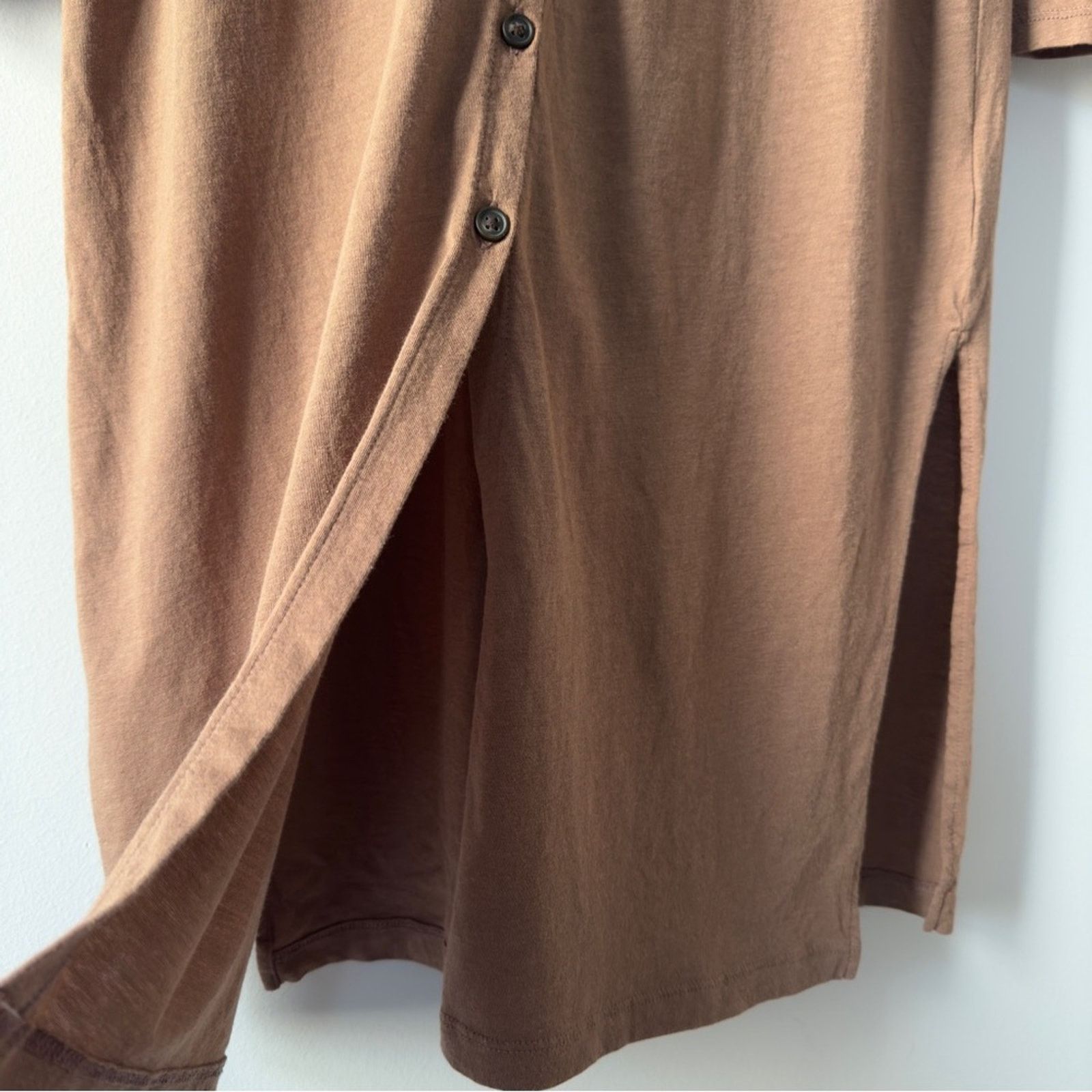 Madewell Madewell Earthy Brown Long Sleeve Duster Cardigan Button EUC Size S / US 4 / IT 40 - 6 Thumbnail