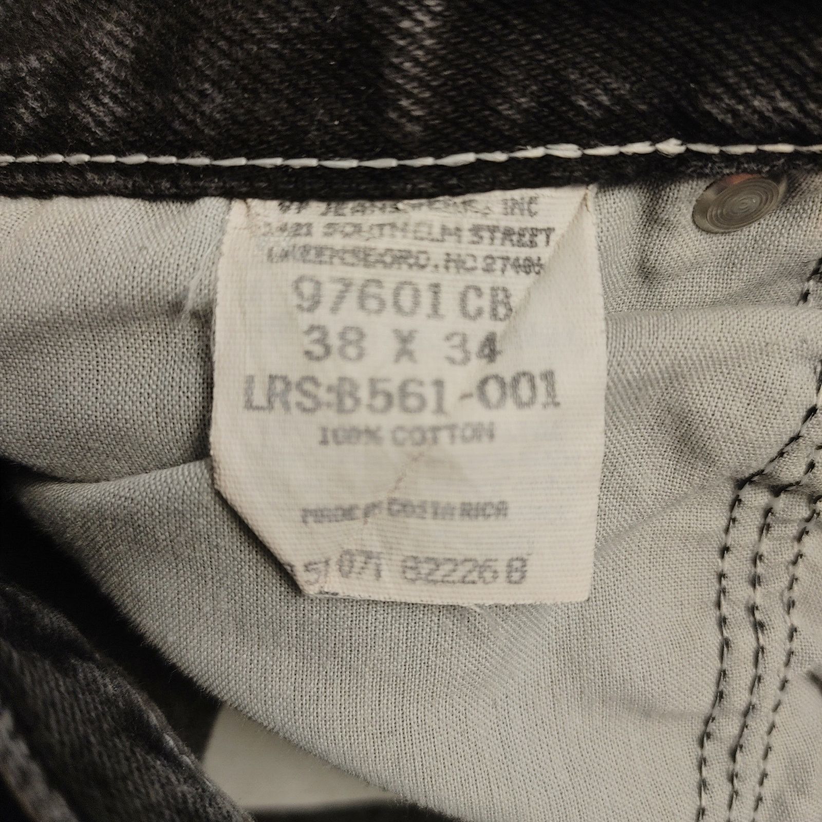 Wrangler Wrangler Authentic Jeans Men's 38 x 34 Dark Wash Black Jeans Size US 38 / EU 54 - 4 Thumbnail
