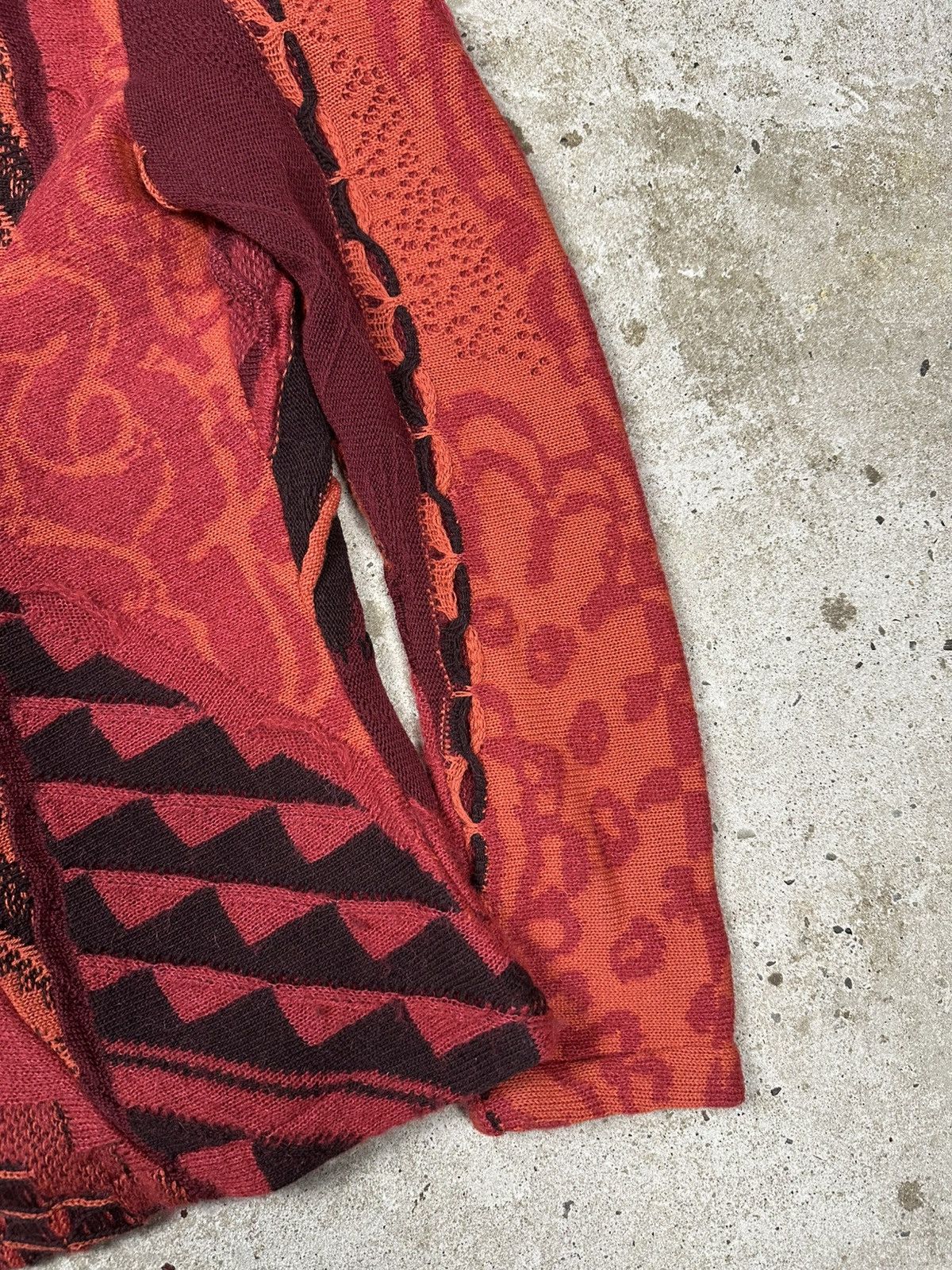 Coogi × Vintage Vintage Y2K Coogi Style Wool Viscose Knit Cardigan Sweater Size US XS / EU 42 / 0 - 13 Thumbnail