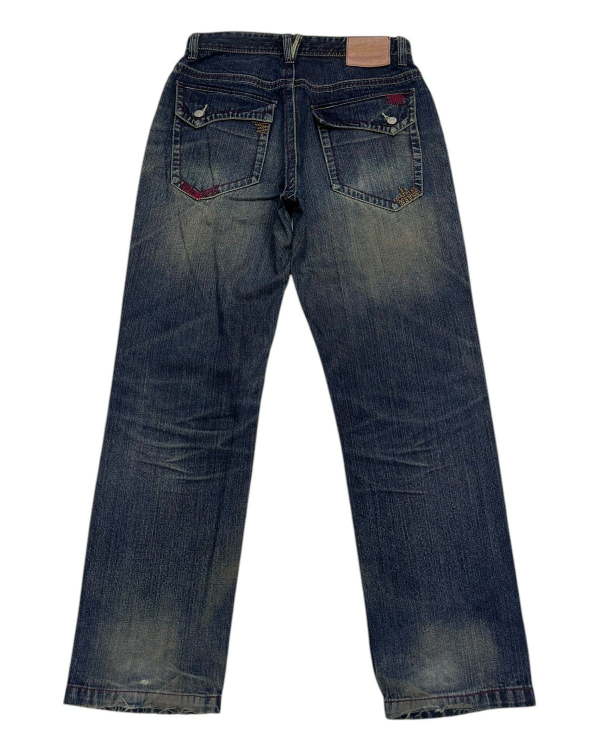 Japanese Brand × Undercover DISTRESSED DENIM RUSTY BAGGY AMORE PURO UNDERCOVER STYE JEAN Size US 32 / EU 48 - 2 Thumbnail