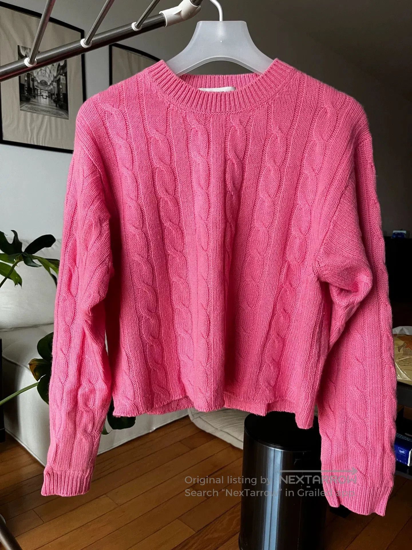 Miu Miu Miumiu Cable Knit Cashmere Top. Size S / US 4 / IT 40 - 2 Thumbnail