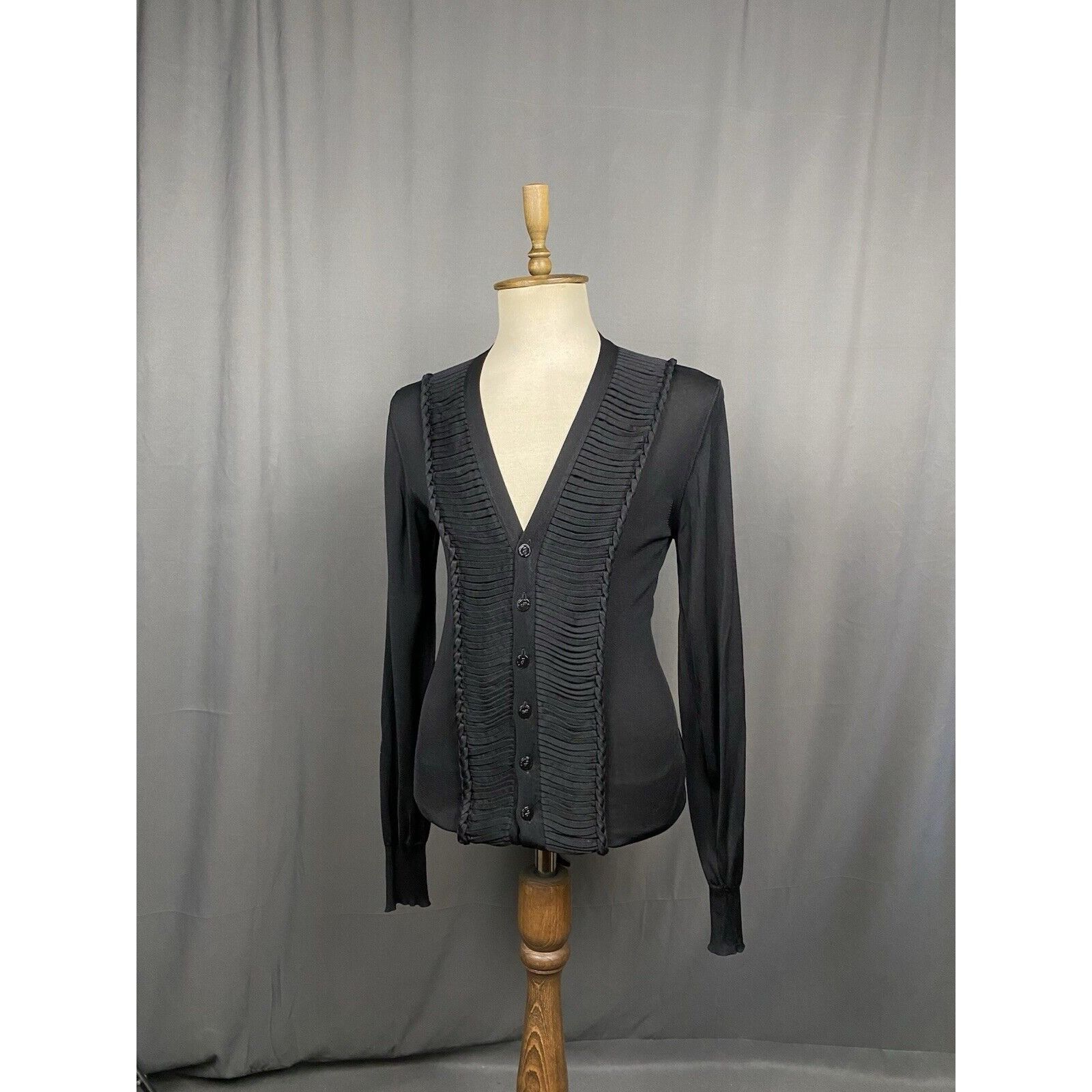 Burberry Prorsum RARE! Burberry Prorsum VTG Men's Black Cardigan Sweater Size Size US L / EU 52-54 / 3 - 4 Thumbnail