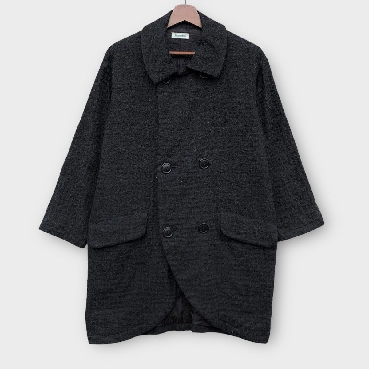 Issey Miyake VINTAGE ISSEY MIYAKE PLANTATION DOUBLE BREASTED WOOL JACKET Size US M / EU 48-50 / 2 - 1 Thumbnail
