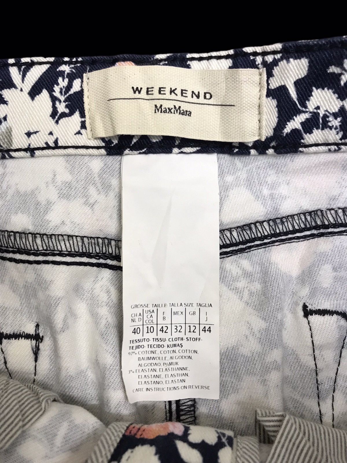 Max Mara 💥LUXURY💥Maxmara Slim Floral Pant F404 Size 30" / US 8 / IT 44 - 11 Thumbnail