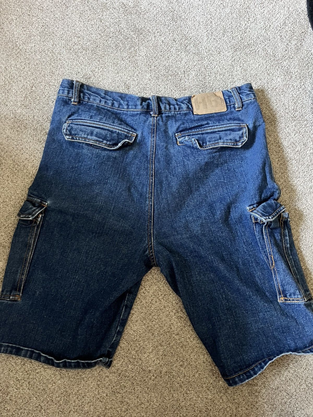 Vintage Cargo Jean Shorts Size US 36 / EU 52 - 2 Thumbnail