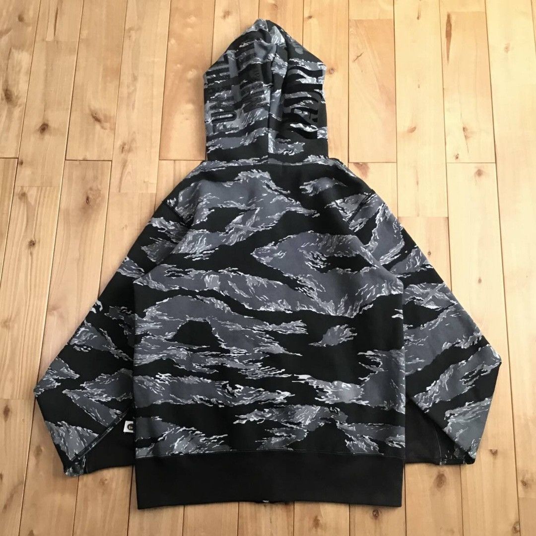 Bape BAPE Black Tiger camo full zip hoodie a bathing ape Size US S / EU 44-46 / 1 - 5 Thumbnail