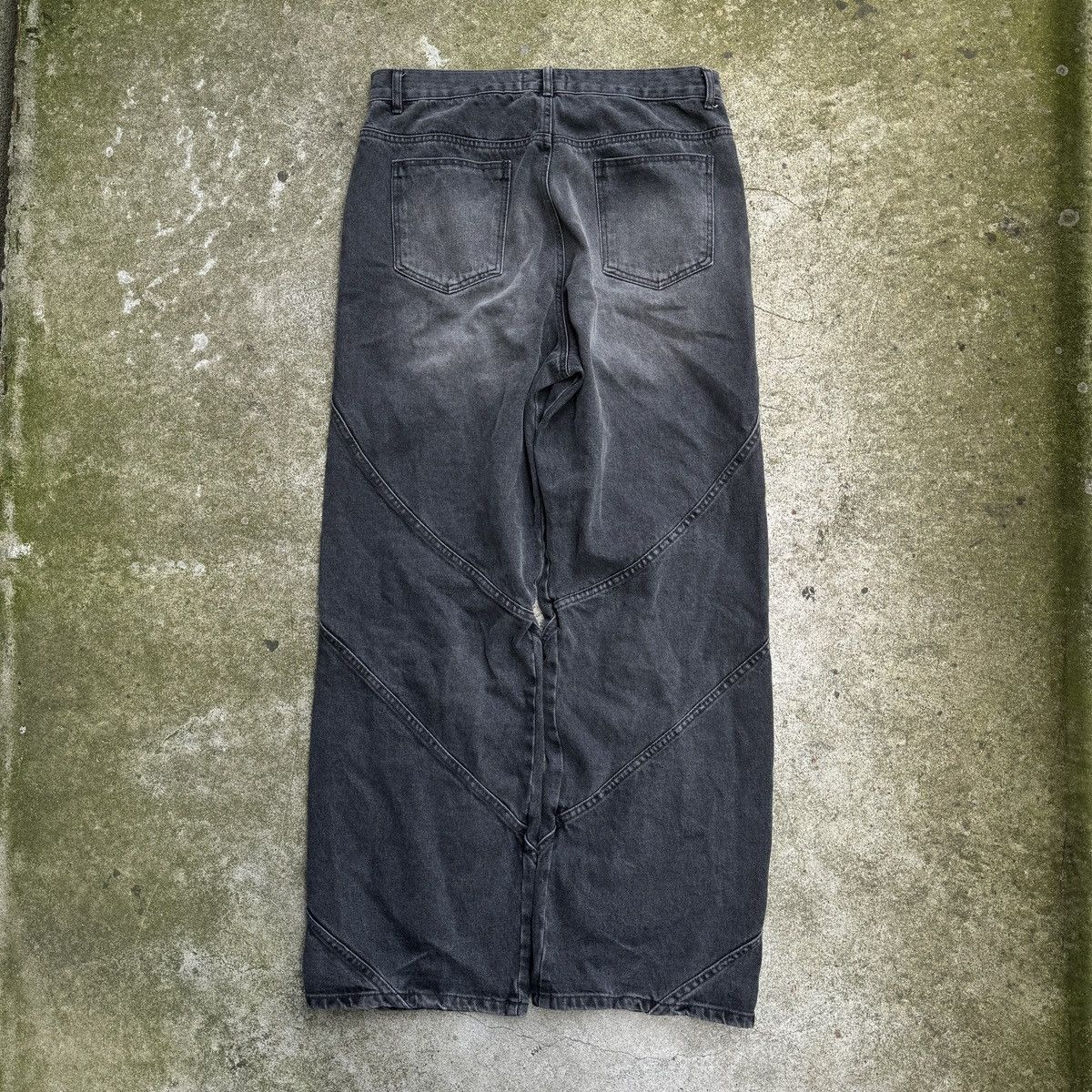 Other Saint Martin Baggy Wide Leg Faded Skater Jeans Size US 34 / EU 50 - 2 Thumbnail