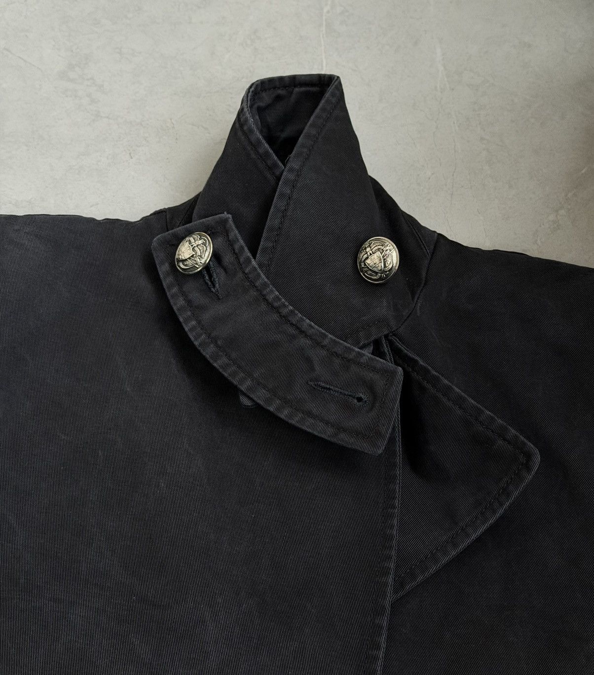 Balmain BALMAIN Decarnin SS 2011 Army Wide Shoulders Distressed Coat Size US S / EU 44-46 / 1 - 11 Thumbnail