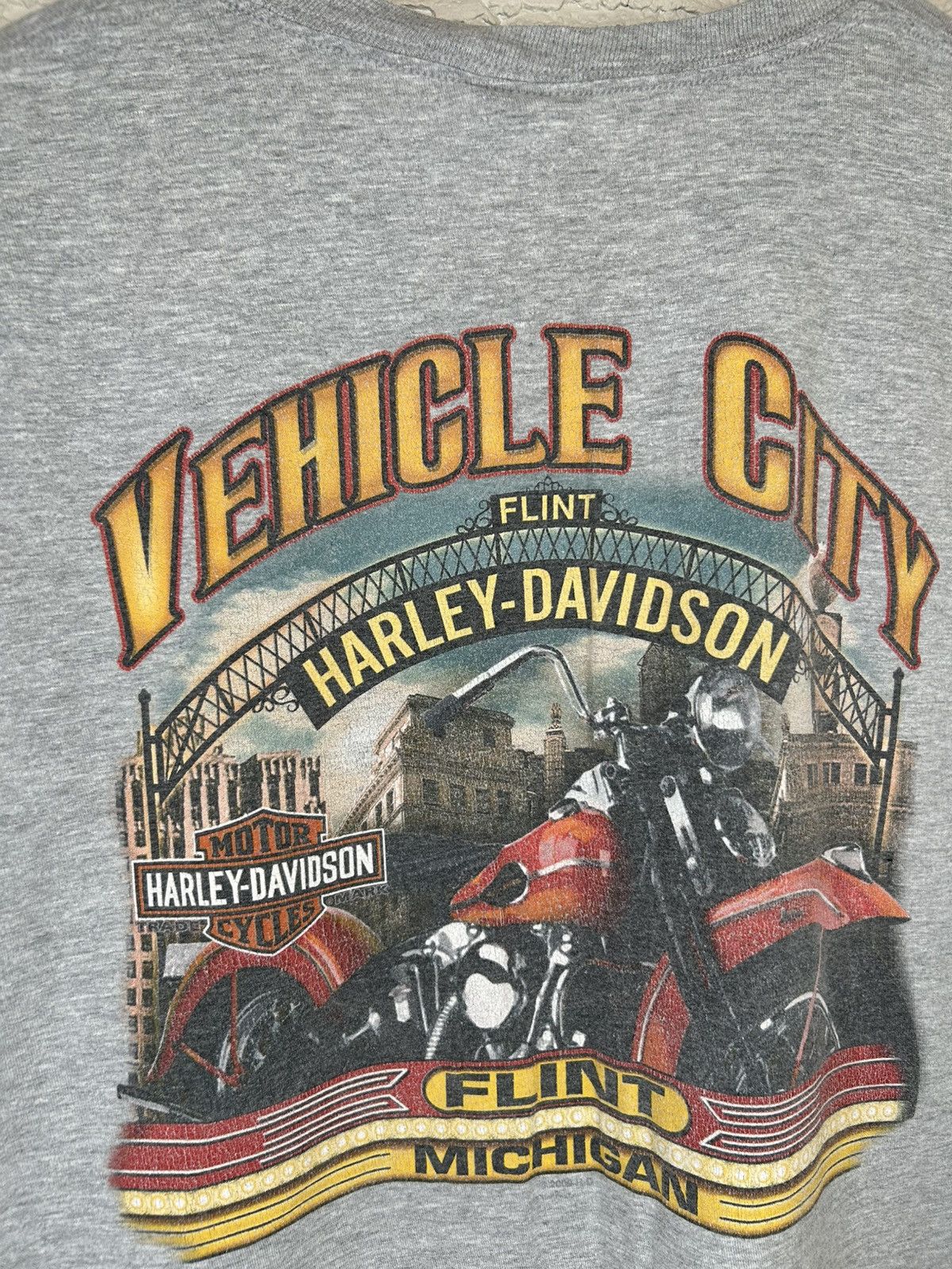 Harley Davidson Vintage Harley Davidson Michigan T Shirt Size US XL / EU 56 / 4 - 6 Thumbnail