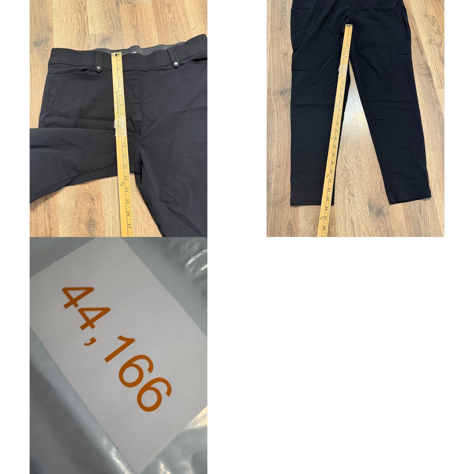Vintage Maurices Pants Women's 2XL Black Pull On High Rise Ankle Pants Size 40" / US 18 - 8 Thumbnail