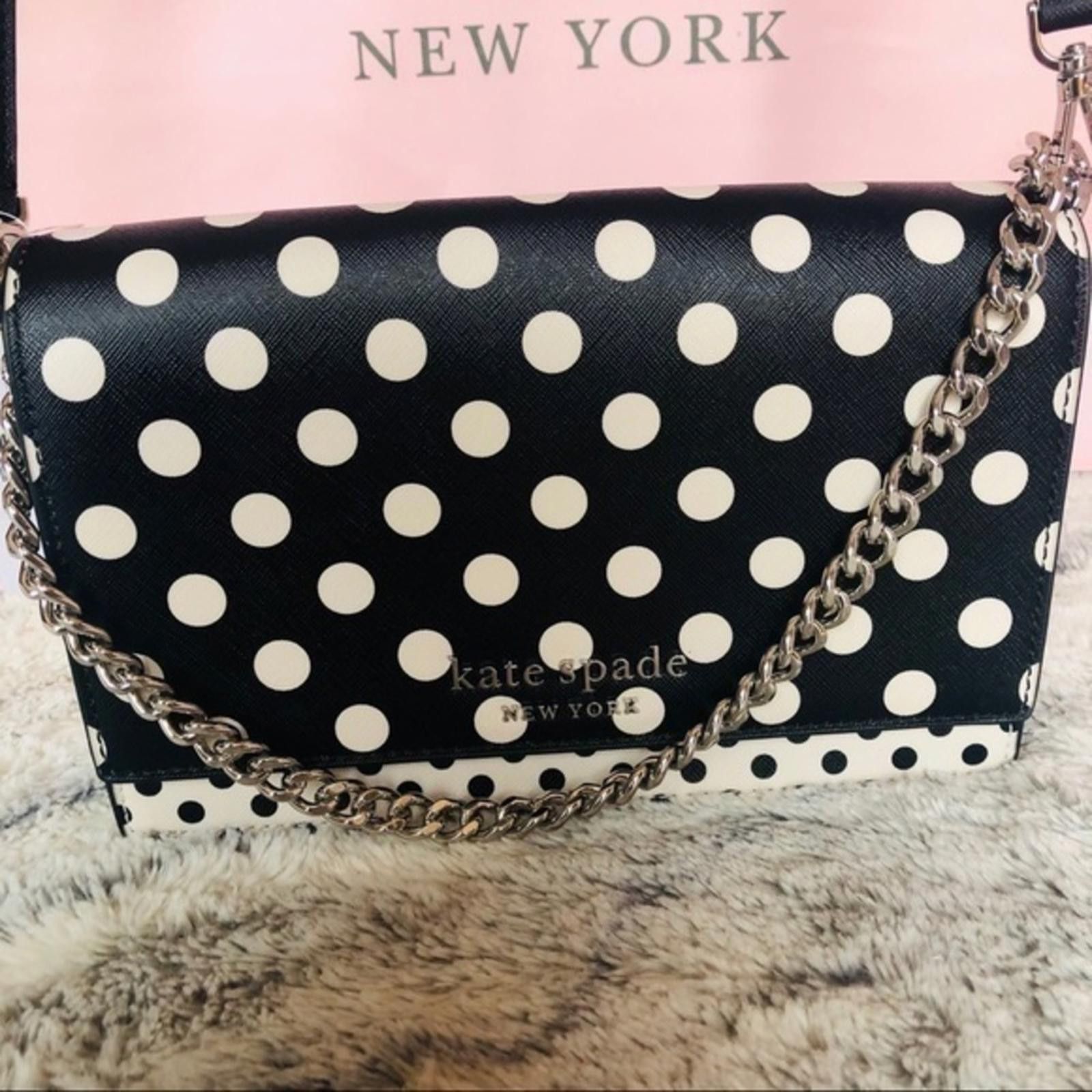 Kate Spade Mate Spade Polka Dot Convertible Crossbody Bag NWT Size ONE SIZE - 4 Thumbnail
