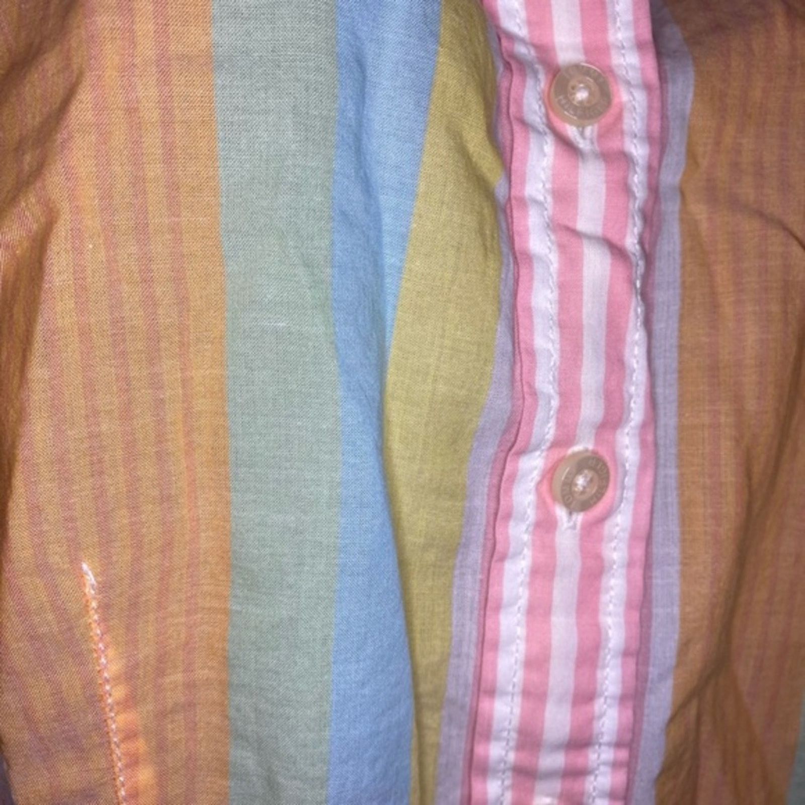 Tommy Hilfiger Tommy Hilfiger Women's Striped Button Down Shirt Size 8 Size M / US 6-8 / IT 42-44 - 5 Thumbnail