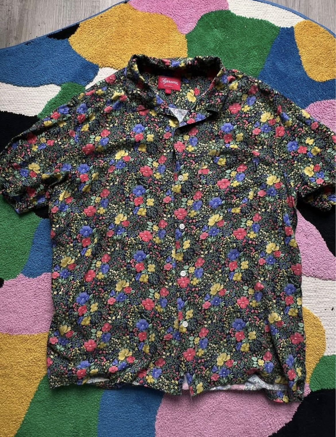 Supreme Mini Floral Rayon Shirt Size US L / EU 52-54 / 3 - 2 Thumbnail