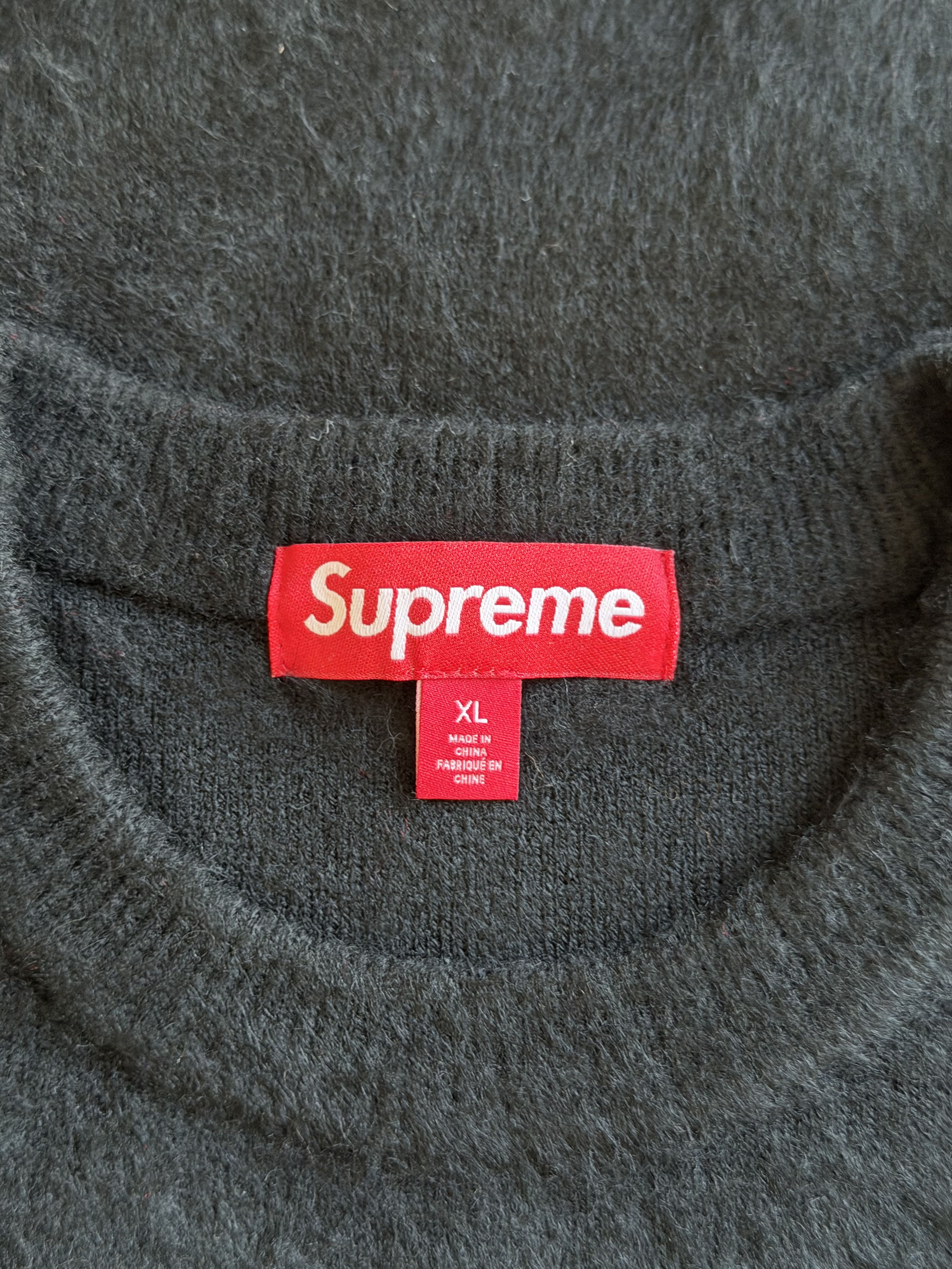 Supreme Supreme Brushed Stripe Sweater in Black Size US XL / EU 56 / 4 - 5 Thumbnail