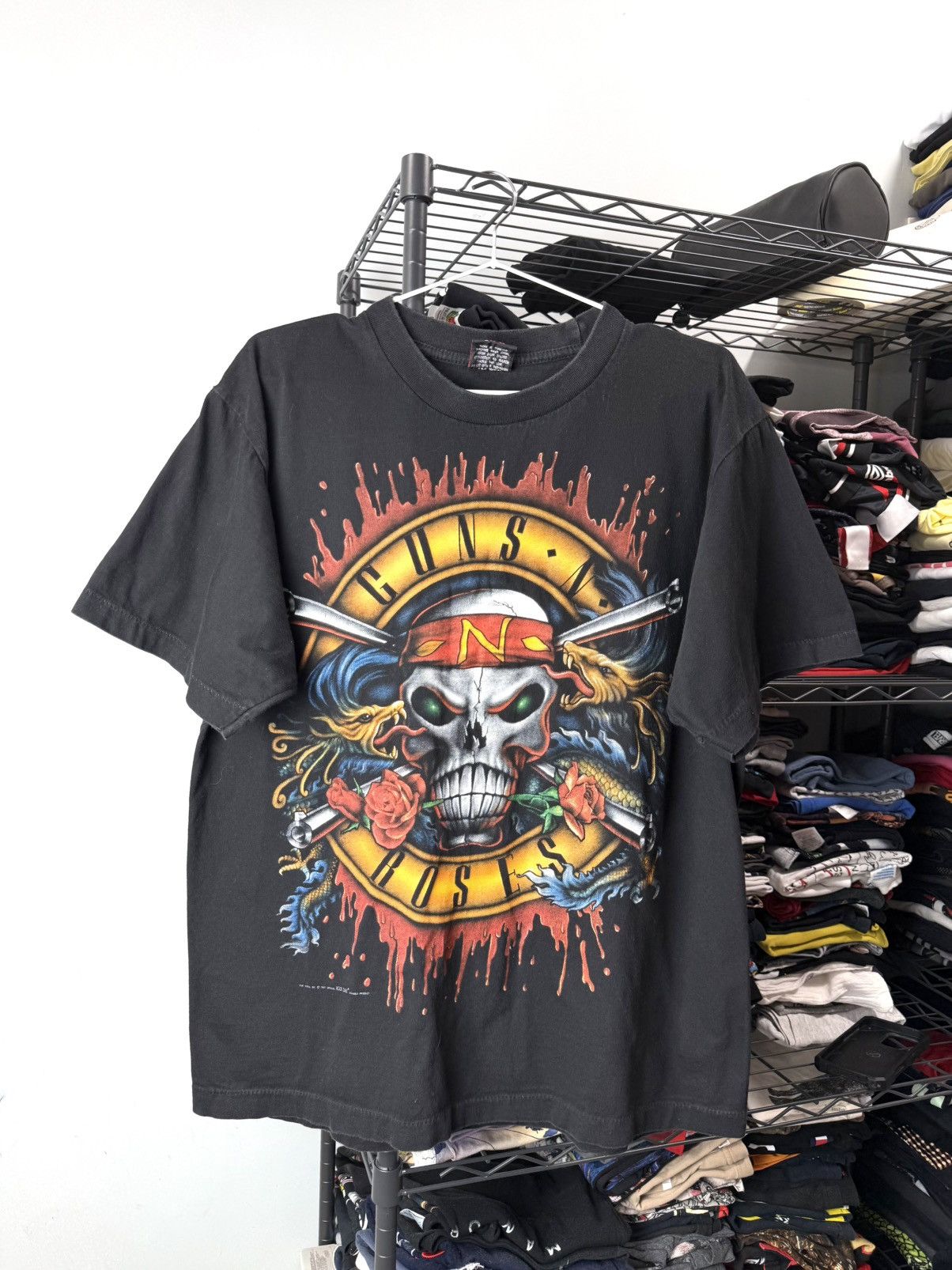 Rare! Vintage 1997 Guns N Roses Band Rock T Shirt 90's