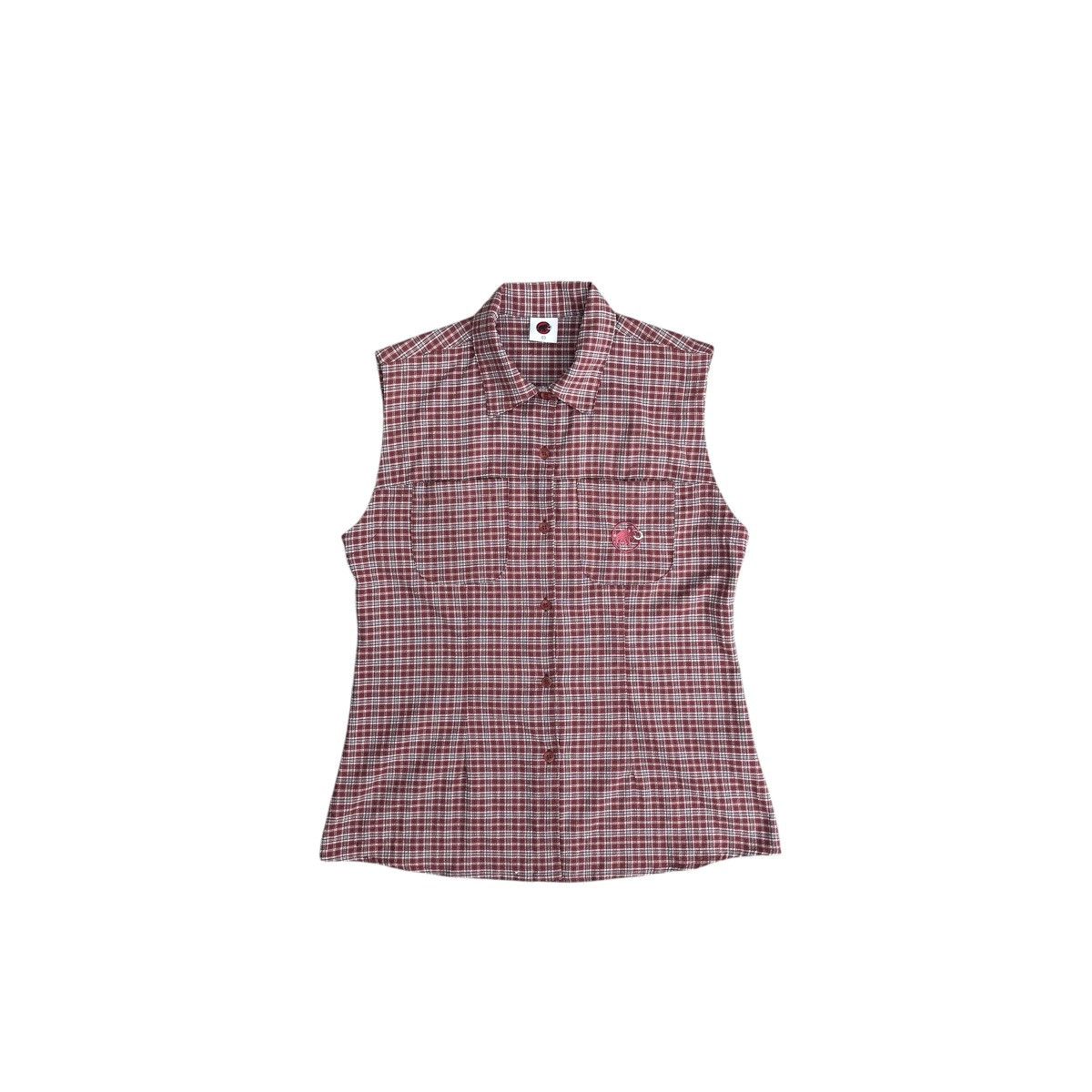 Mammut × Vintage Vintage Mammut Women Sleeveless Button Shirt Size L Size L / US 10 / IT 46 - 1 Thumbnail