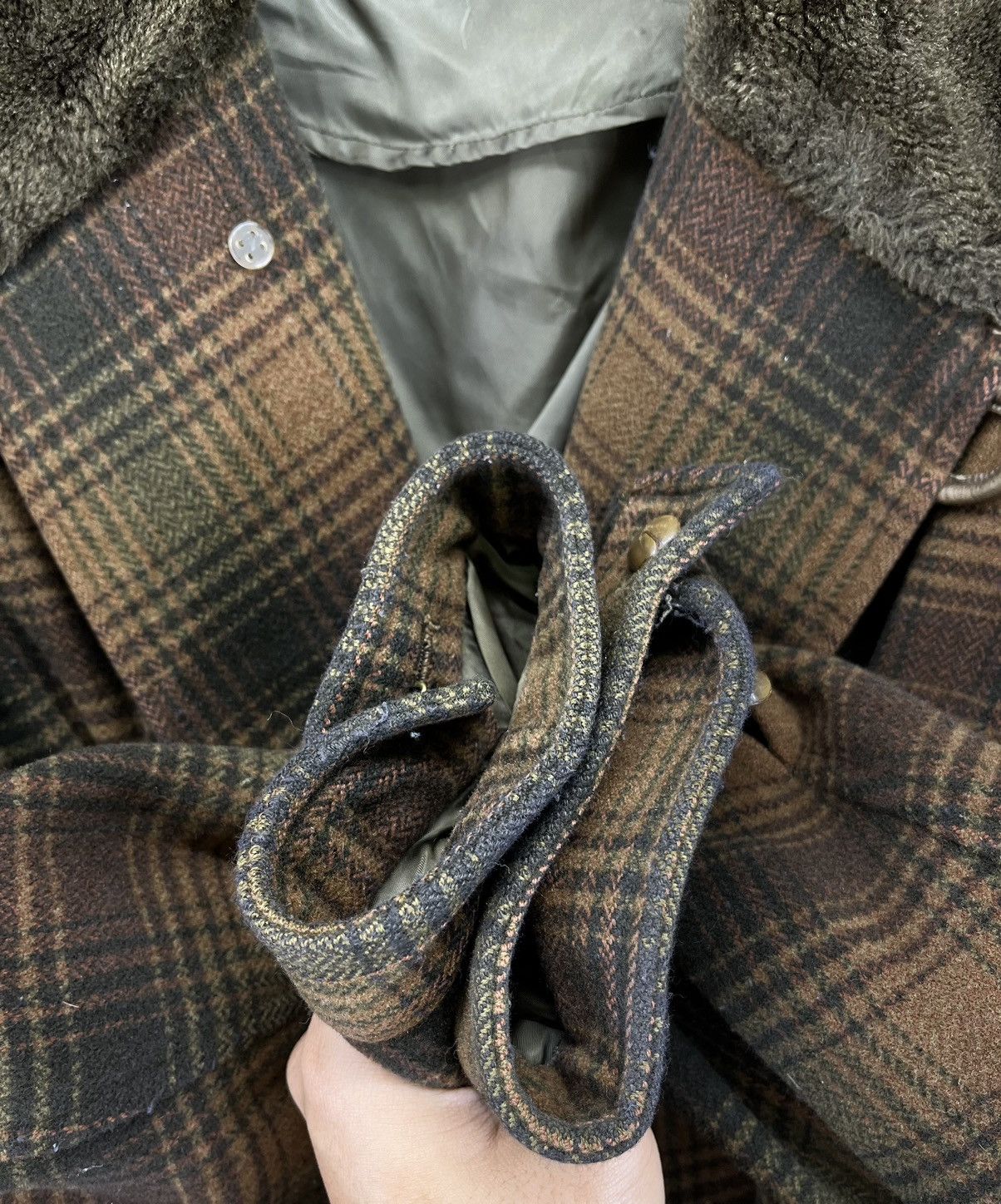 Japanese Brand Vintage Suivi Homme Shadow Plaid Jacket Size US L / EU 52-54 / 3 - 13 Thumbnail