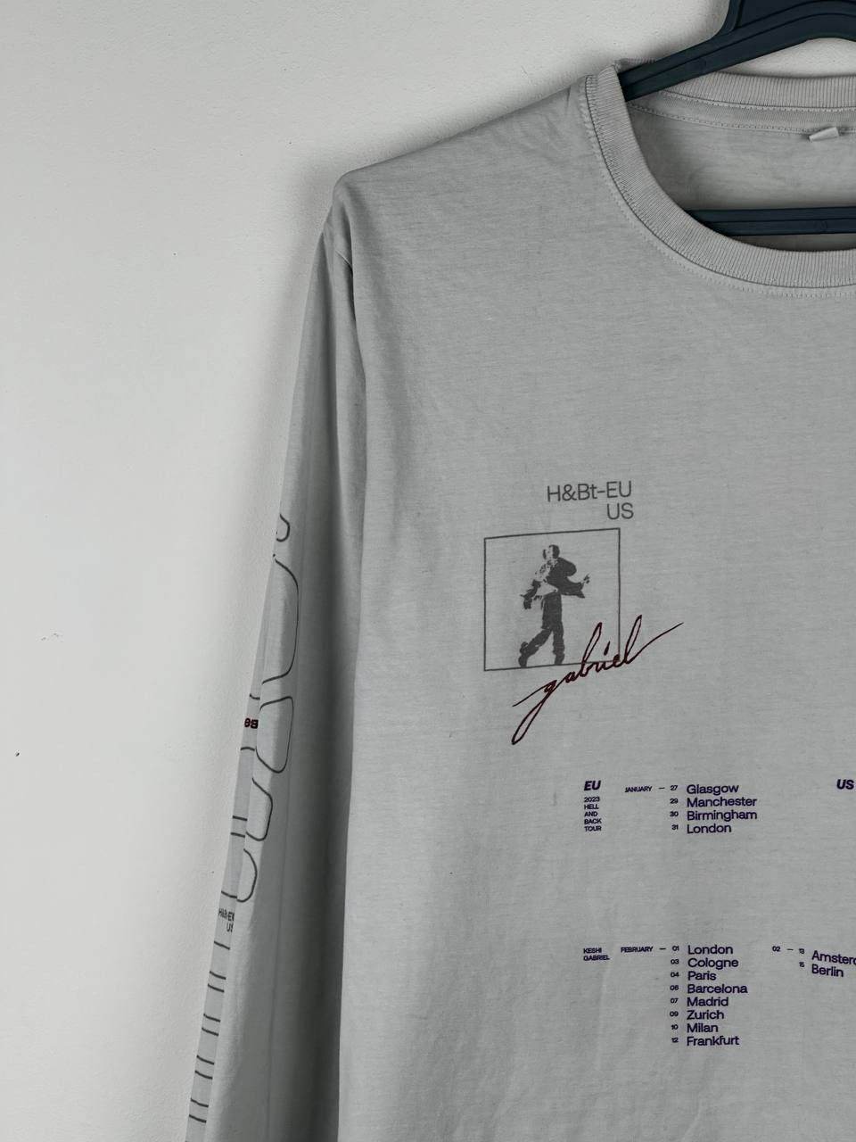 Rap Tees Keshi World Tour T-Shirt 2022 Hell And Back Tour Large Size US L / EU 52-54 / 3 - 5 Thumbnail