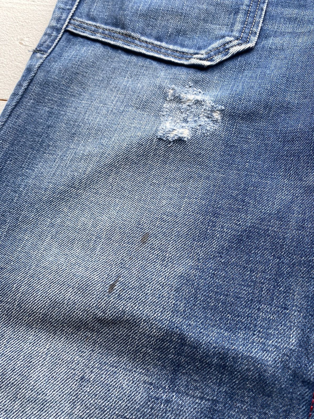 Diesel × Vintage 🔥Diesel Distressed Dirty Flared Bootcut Bell Blue Jeans y2k Size 32" / US 10 / IT 46 - 21 Thumbnail
