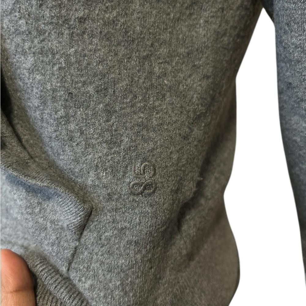 Club Monaco Club Monaco Grey Zip-Up Hoodie Sweater Size L / US 10 / IT 46 - 3 Thumbnail