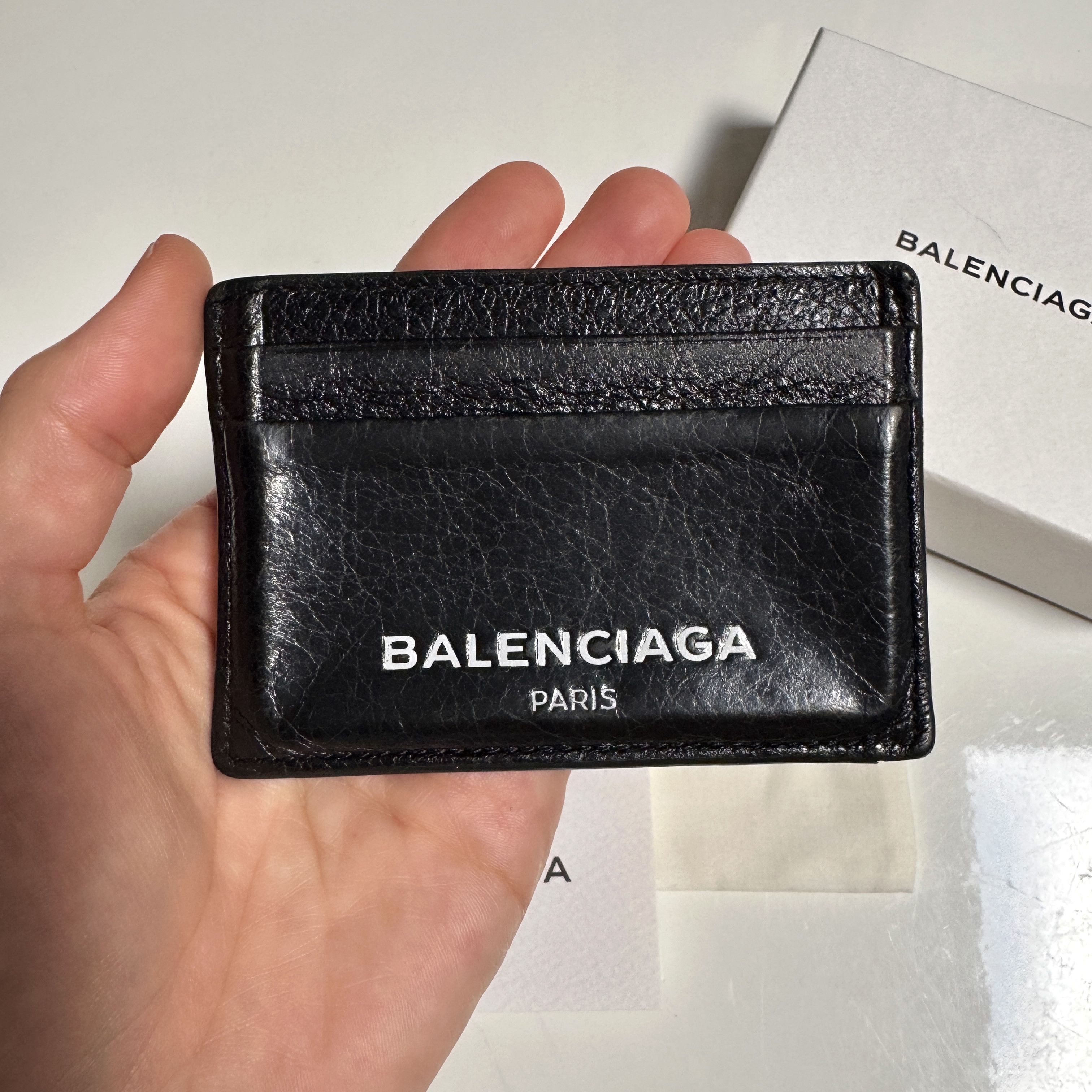Balenciaga Leather Cash Card Holder Size ONE SIZE - 4 Thumbnail