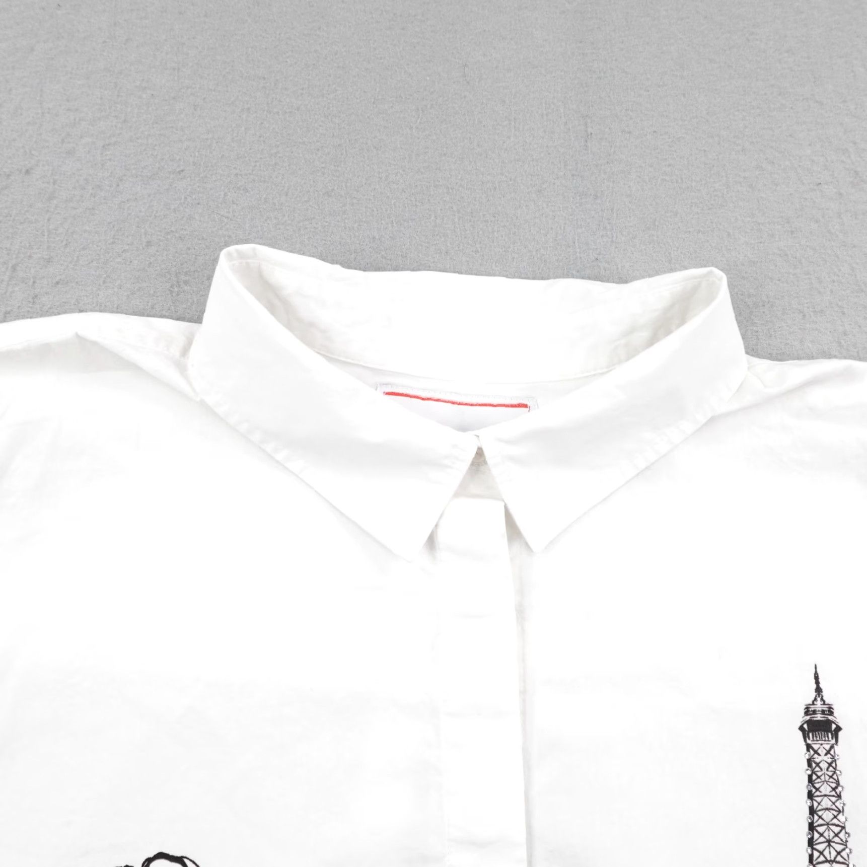 Karl Lagerfeld VINTAGE Karl Lagerfeld Paris Shirt Womens 2X Limited Edition Paris Eiffel Tower Top Size XXL / US 16-18 / IT 52-54 - 2 Thumbnail