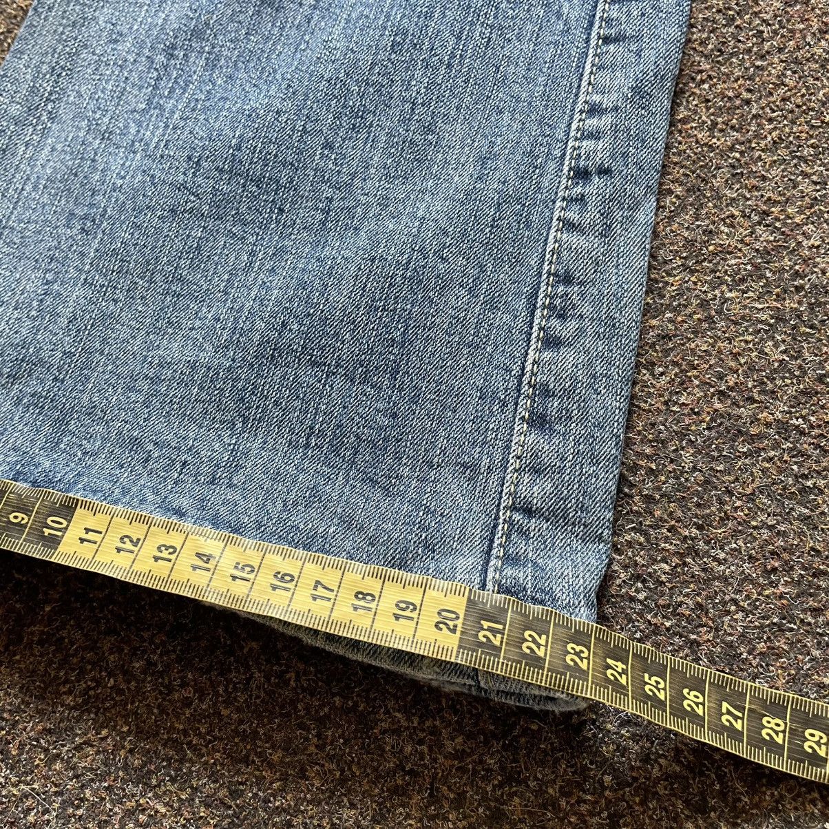 Vintage Y2K Vintage Flared Bootcut Jeans Sun Faded Grunge Baggy 33 Size 33" - 8 Thumbnail