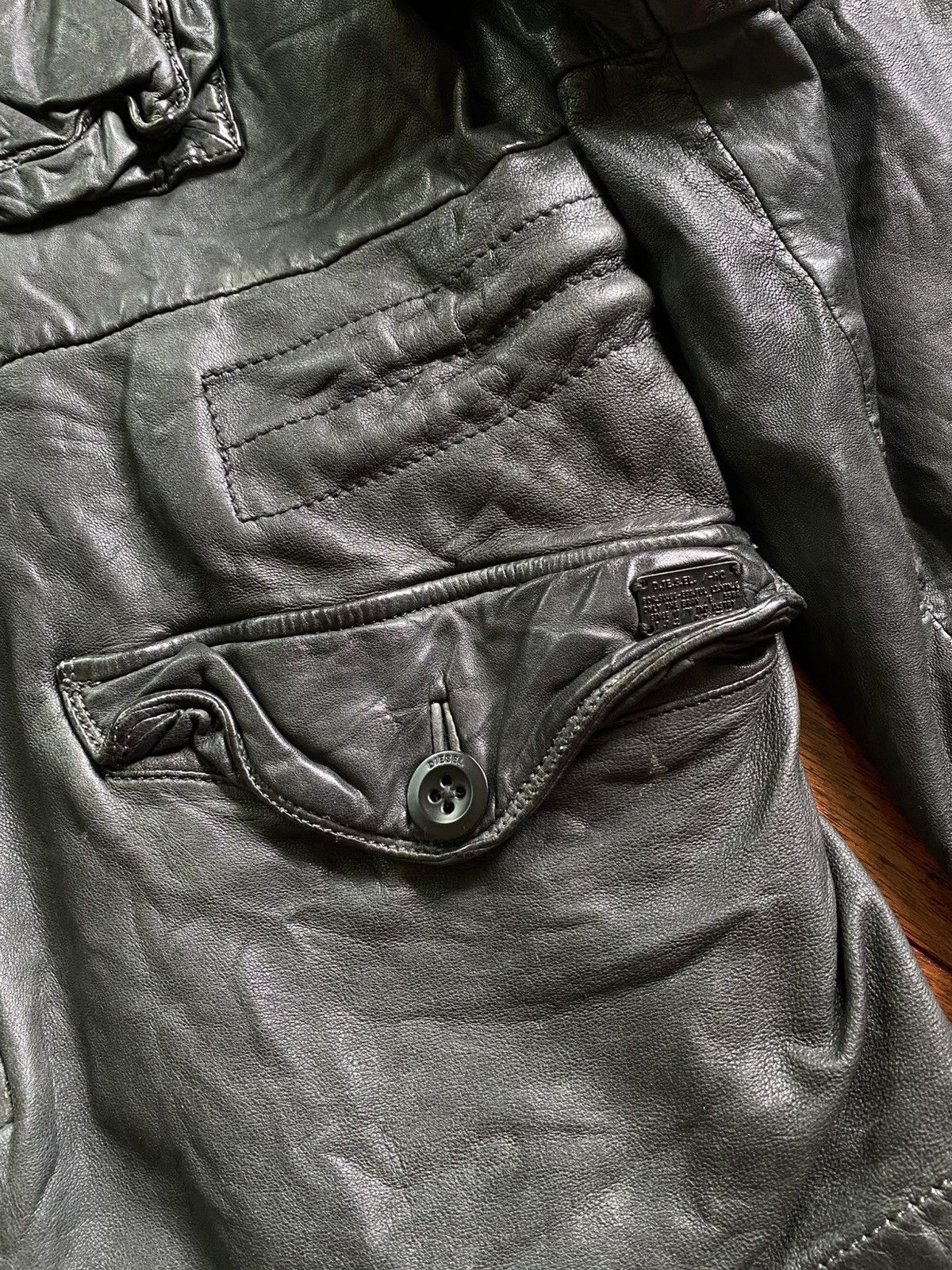 Diesel Archive Diesel Cargo Leather Jacket Size US S / EU 44-46 / 1 - 10 Thumbnail