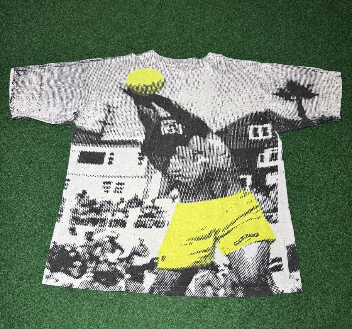 Vintage Vintage 90s Beach Volleyball Mega Top Hip Hop Aop T Shirt Size US L / EU 52-54 / 3 - 3 Thumbnail