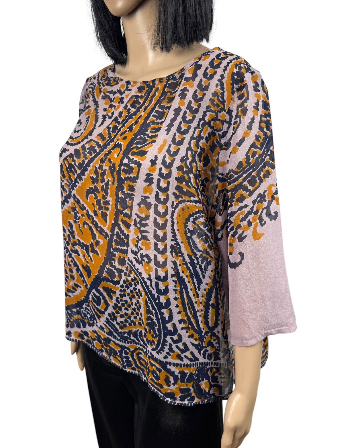Dries Van Noten Dries Van Noten Silk Printed Blouse size 42 Size M / US 6-8 / IT 42-44 - 4 Thumbnail