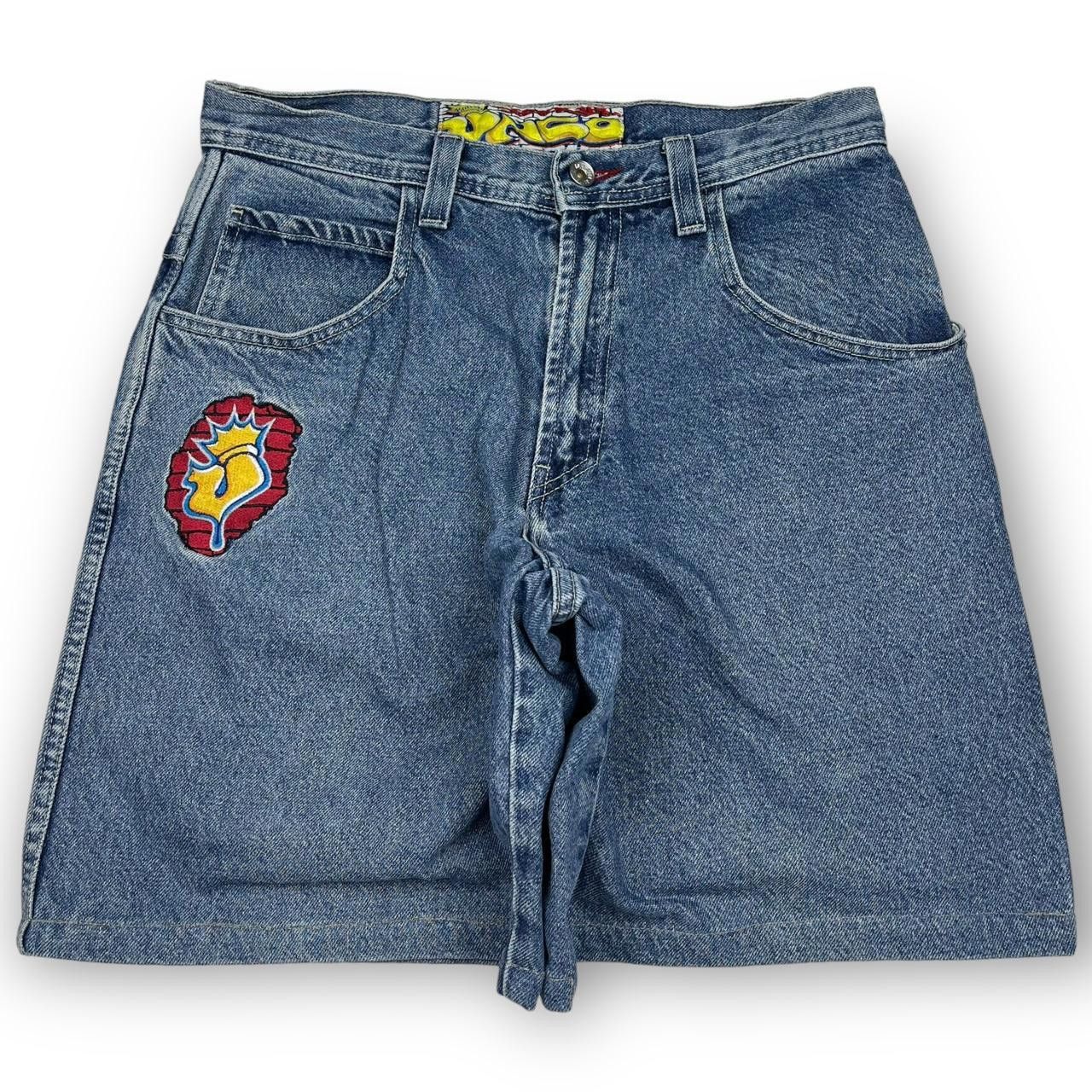 JNCO JNCO Men's Blue Shorts Size US 32 / EU 48 - 1 Thumbnail