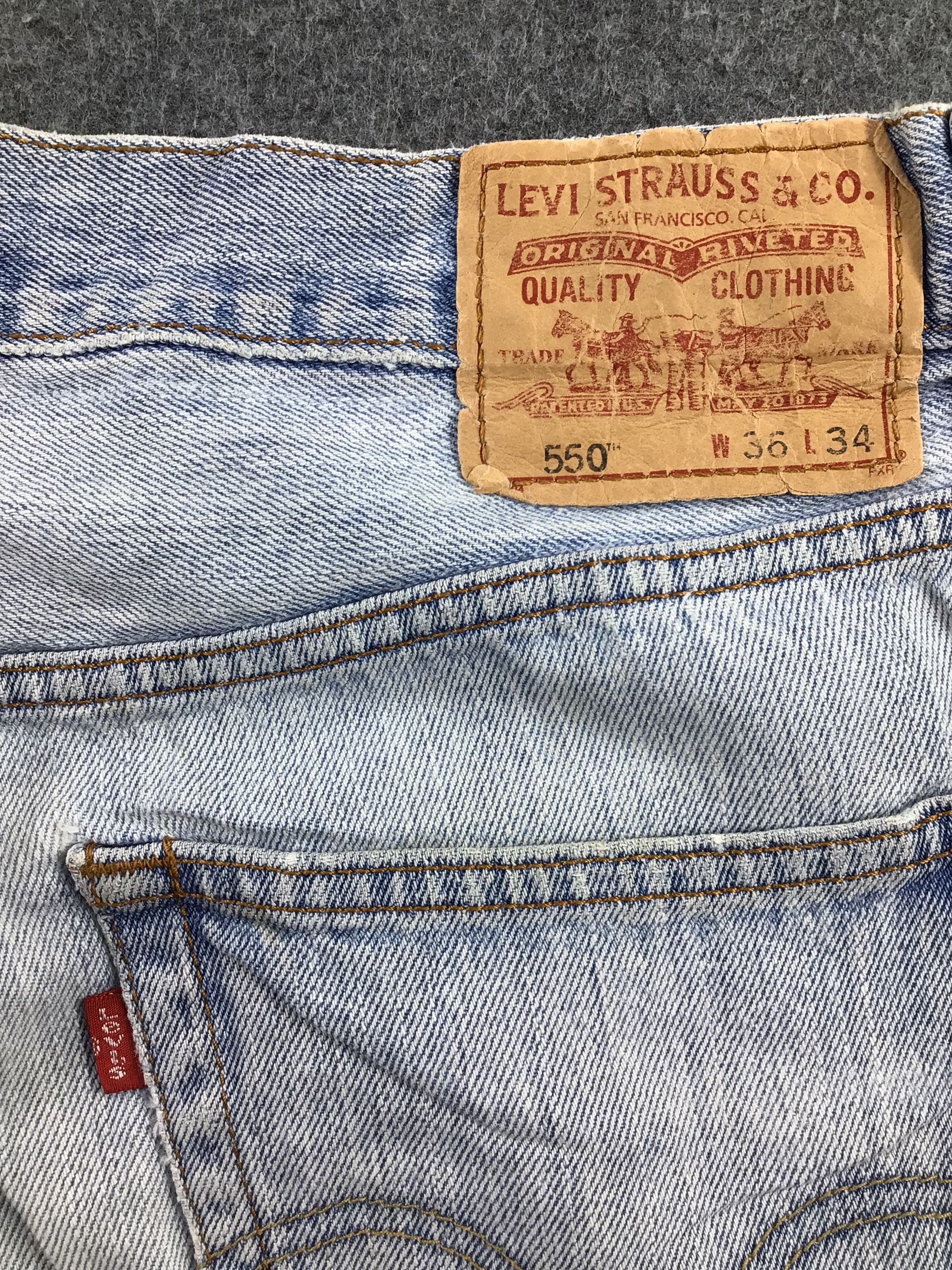 Levi's Vintage Levis 550 Jeans-J880 Size US 36 / EU 52 - 5 Thumbnail
