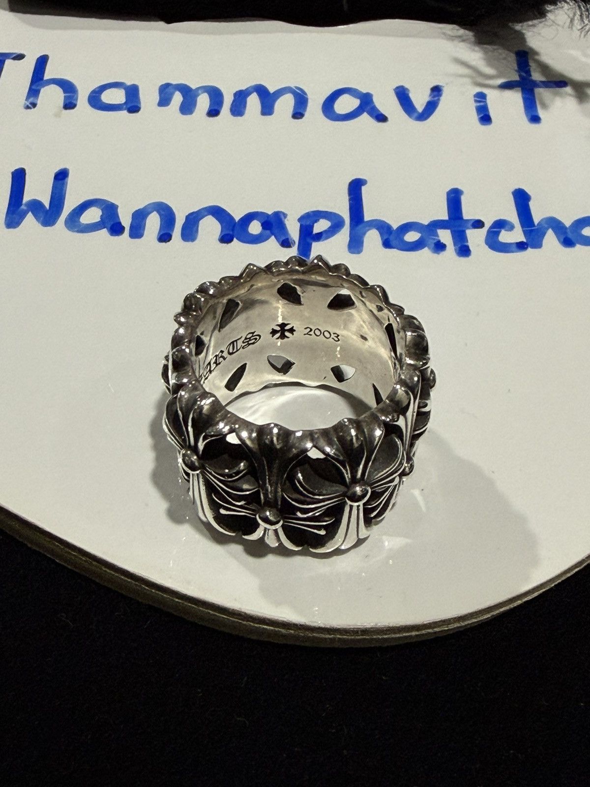 Chrome Hearts Chrome hearts Cemetery ring 8.5us Size ONE SIZE - 5 Thumbnail