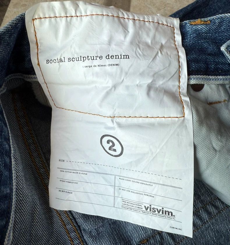 Visvim Visvim size 2 23SS SOCIAL SCULPTURE 01 DRY-21 jeans 2504-Ne Size US 28 / EU 44 - 6 Thumbnail