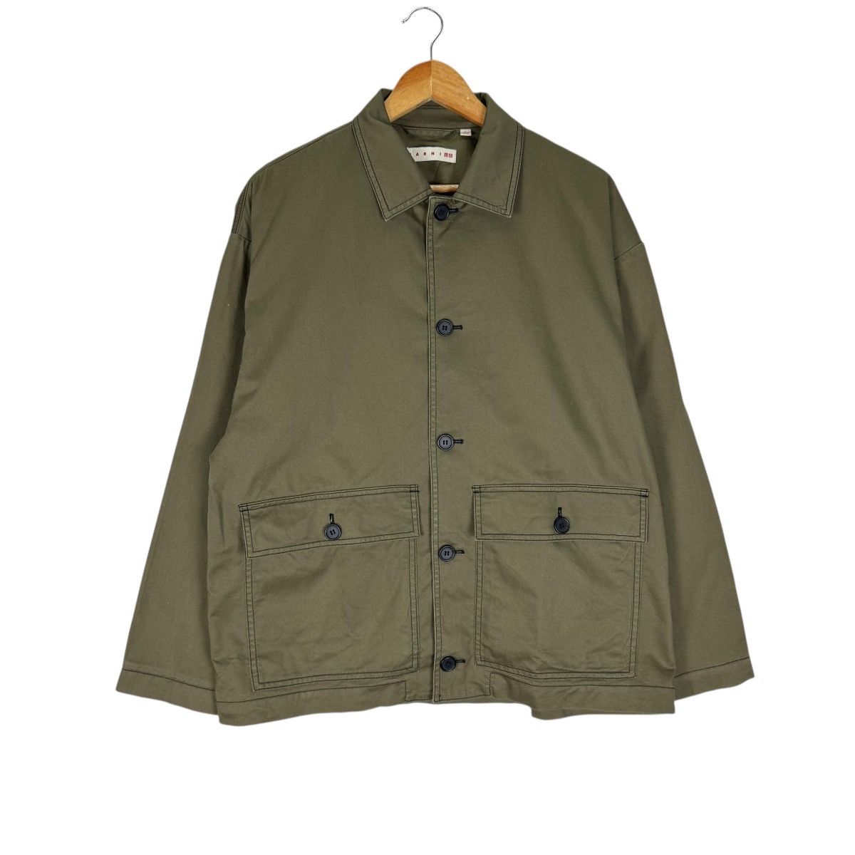 Marni × Uniqlo 🌟MARNI X UNIQLO WORKWEAR JACKET Size US L / EU 52-54 / 3 - 1 Thumbnail