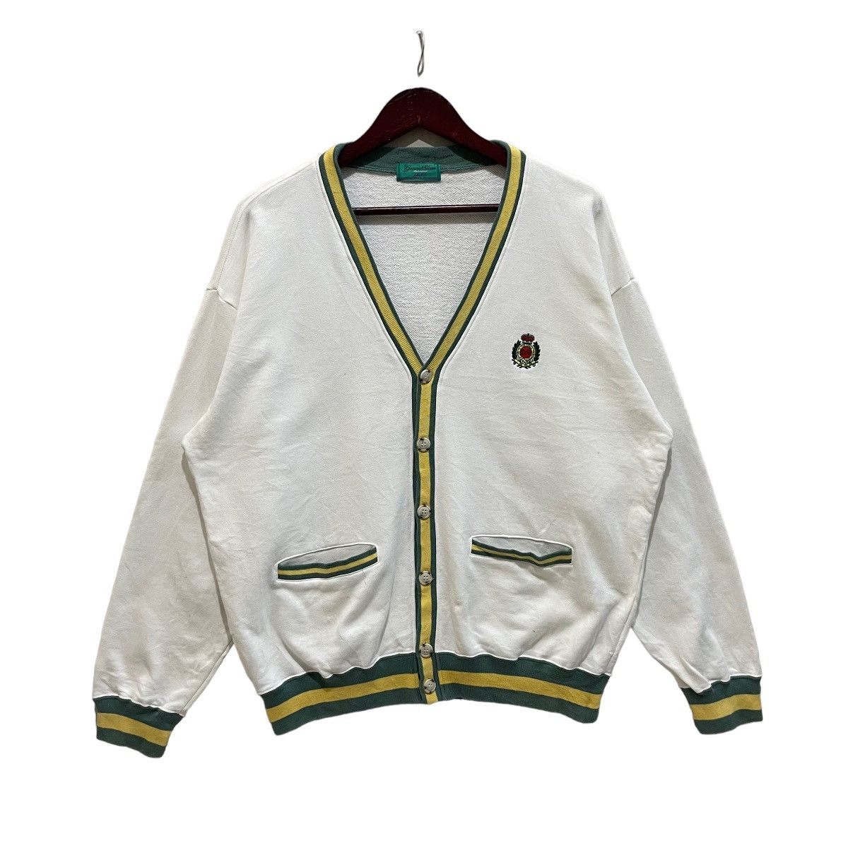 Grand Slam × Vintage Vintage 90s GrandSlam Munsingwear Cardigan Jacket Size US L / EU 52-54 / 3 - 1 Thumbnail