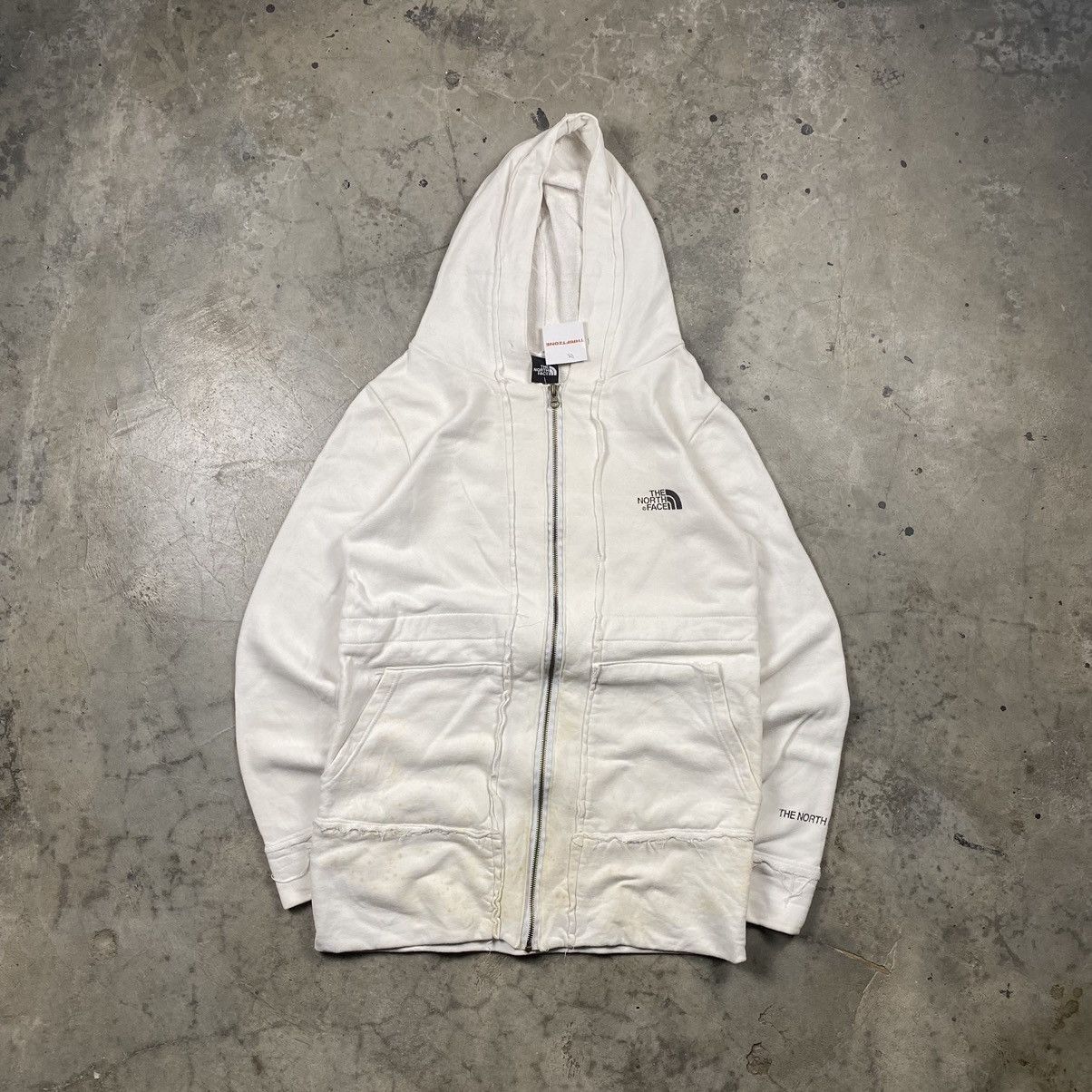The North Face × Vintage y2k TNF Dress Zip Up Hoodie Jacket Size M / US 6-8 / IT 42-44 - 1 Thumbnail