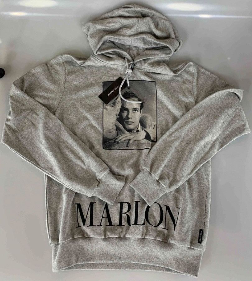 Dolce & Gabbana Dolce and Gabbana 🇮🇹 x Icons Marlon Brando Grey LE Hoodie NWT Size US L / EU 52-54 / 3 - 5 Thumbnail
