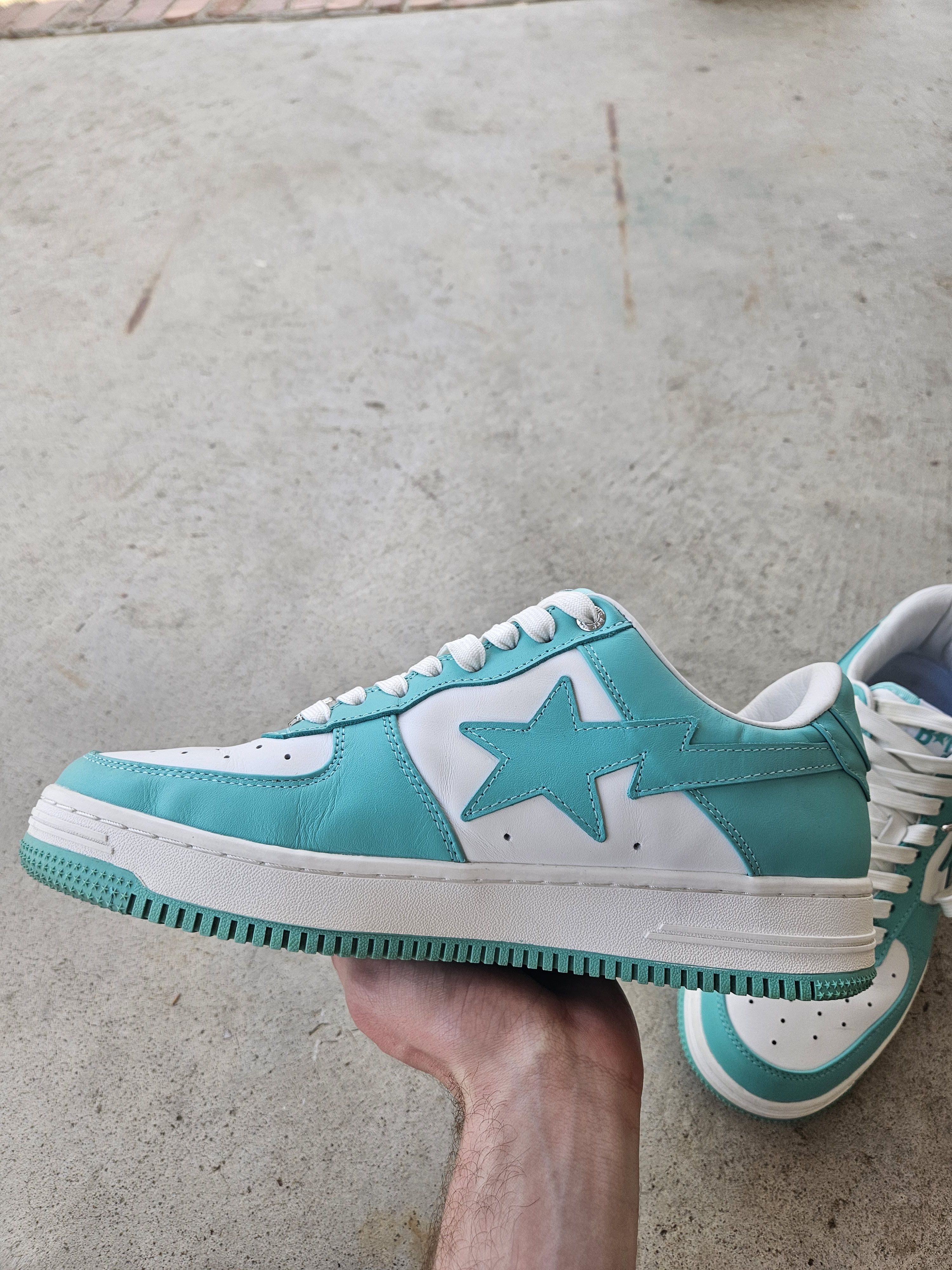 Bape Bapesta Teal White M1 Sneakers Size US 10 / EU 43 - 5 Thumbnail