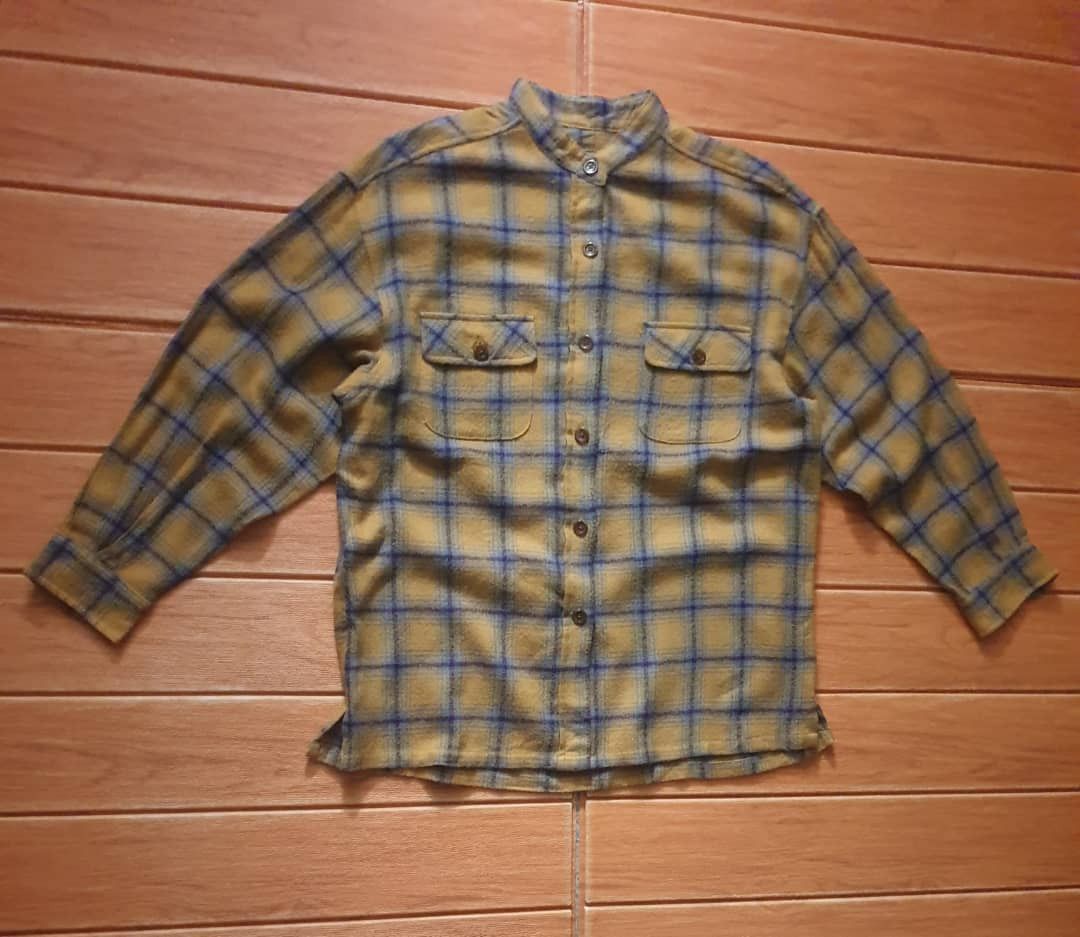 Japanese Brand Narcissus checkered Japanese style flannel shirt Size L / US 10 / IT 46 - 5 Thumbnail