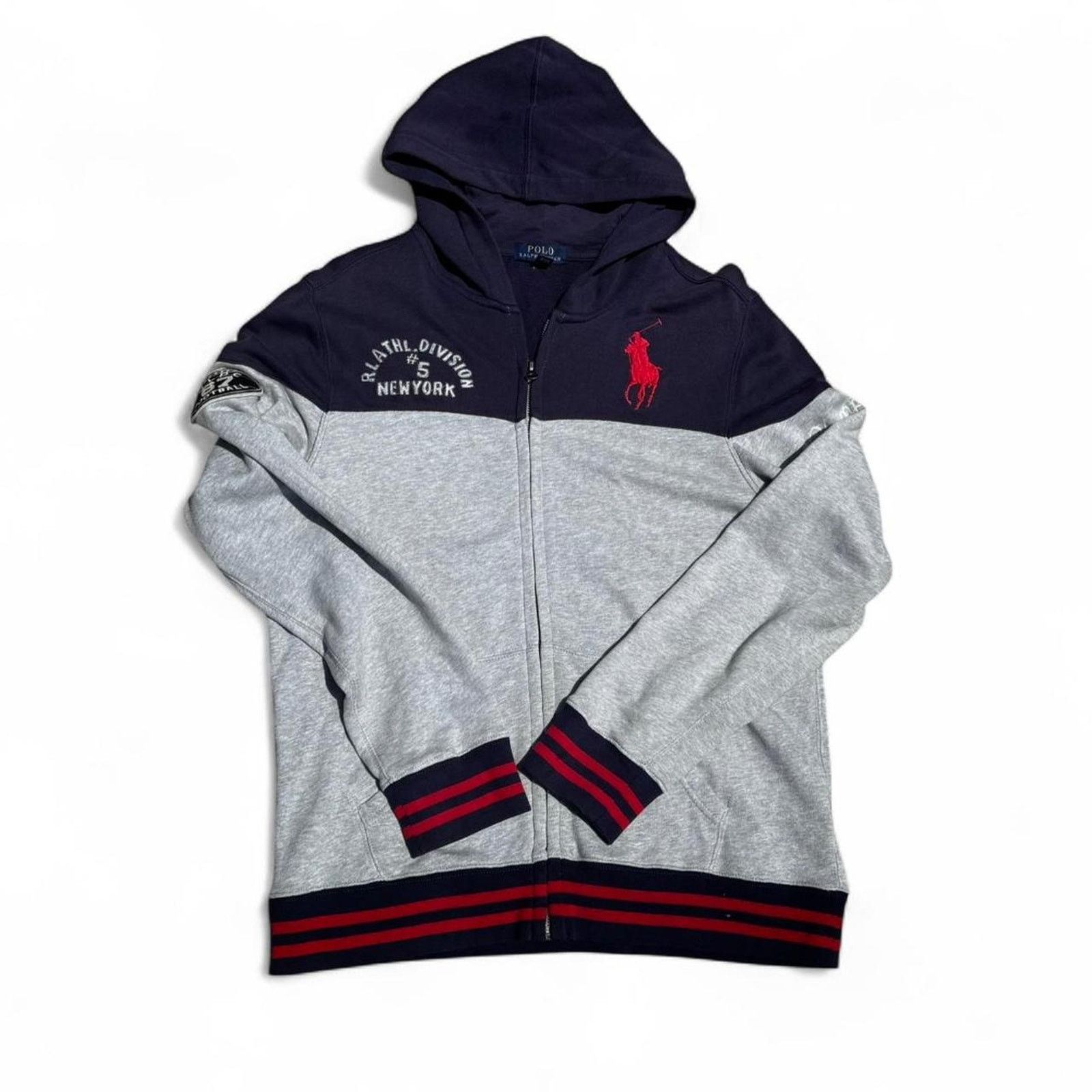 Polo Ralph Lauren Navy/Grey Polo Ralph Lauren Zip-Up Size US XL / EU 56 / 4 - 1 Thumbnail