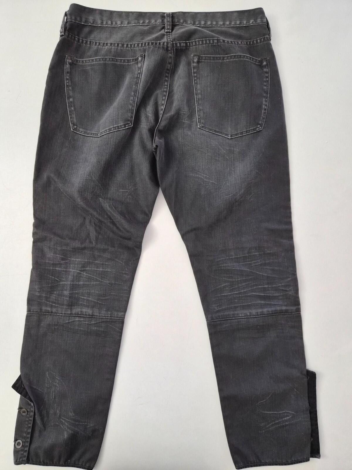 Rugby Ralph Lauren Rugby Ralph Lauren Men Moto Biker Jeans Washed Black Patch Size US 32 / EU 48 - 5 Thumbnail