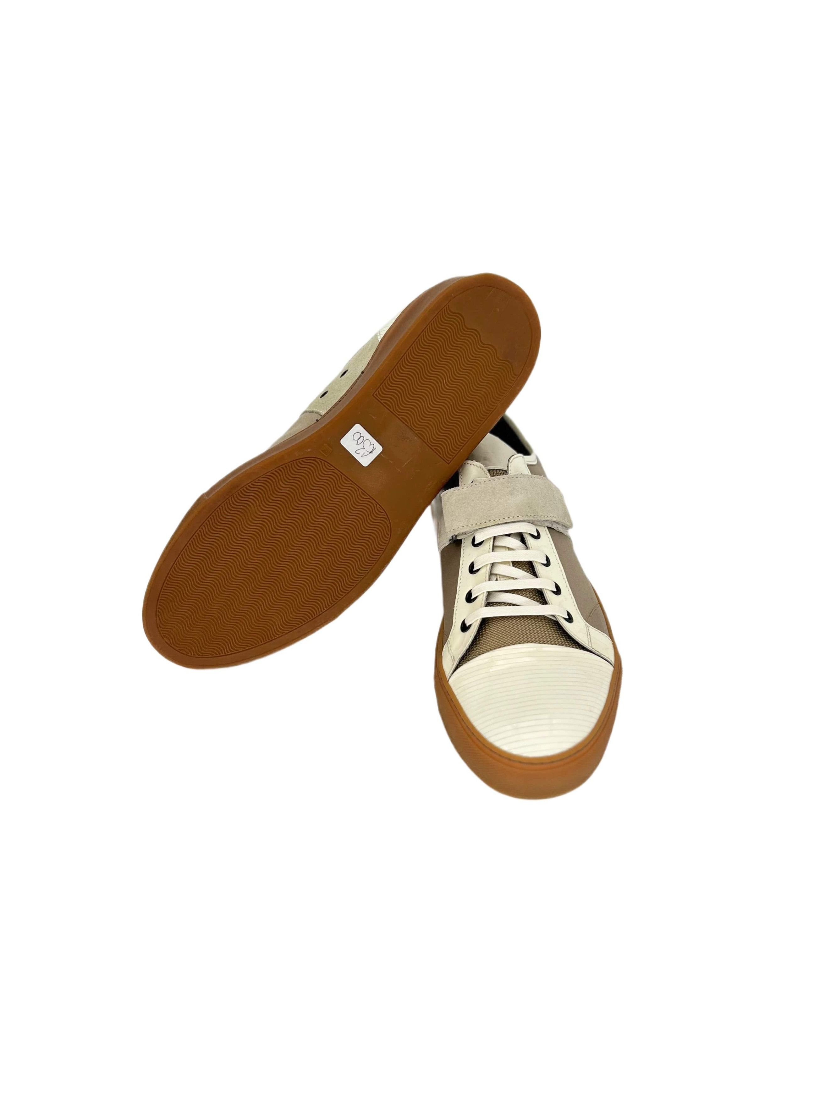 Lanvin Lanvin Bi Fabric / multi Colour Velcro Strap Sneaker Size US 10 / EU 43 - 4 Thumbnail