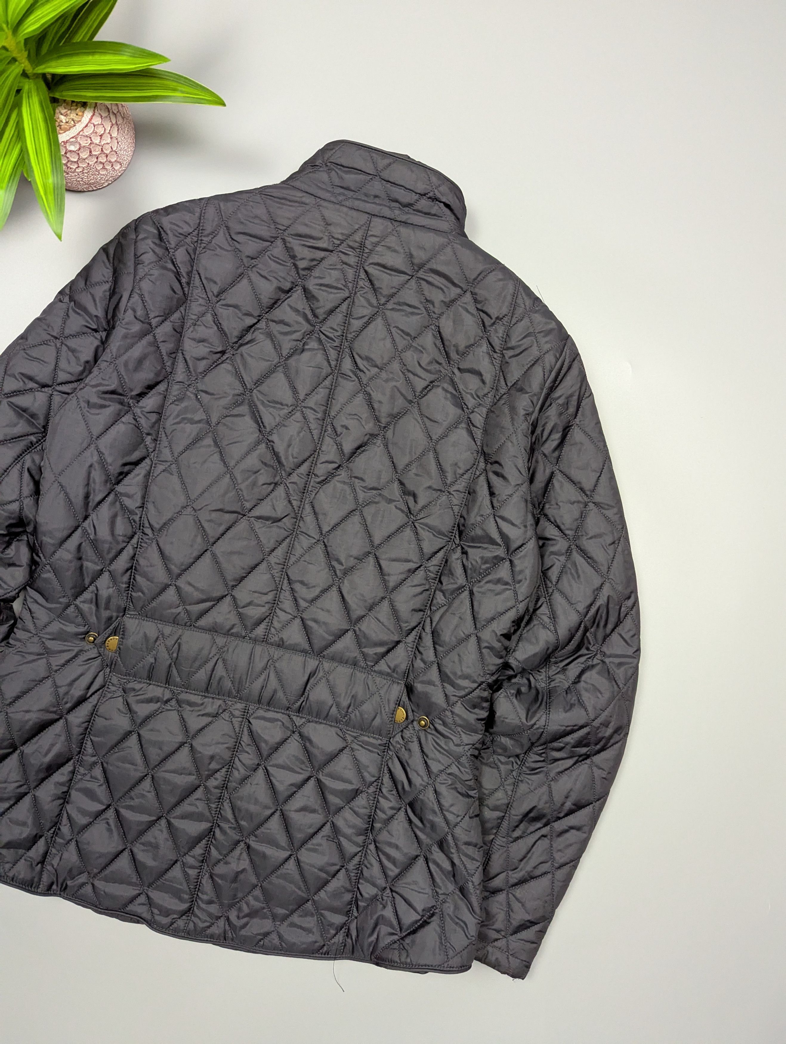 Barbour Barbour Dark Gray Quilted Jacket Women’s US 8 Size M / US 6-8 / IT 42-44 - 9 Thumbnail