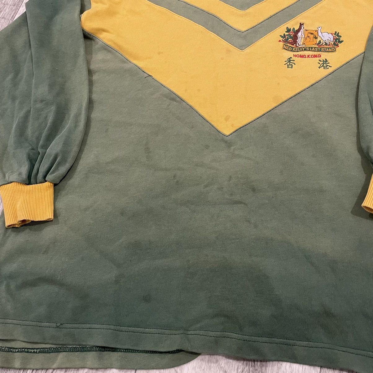 Vintage 90s Australia die Matchworn Vintage jersey rugby long shirt Size US XXL / EU 58 / 5 - 3 Thumbnail