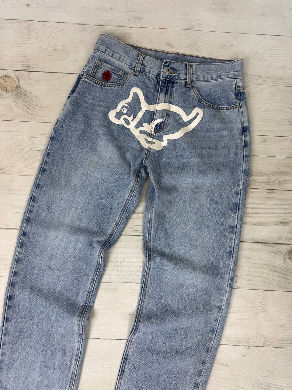 Billionaire Boys Club Icecream By Billionaire Boys Club Running Puppy Denim Jeans Size US 32 / EU 48 - 3 Thumbnail